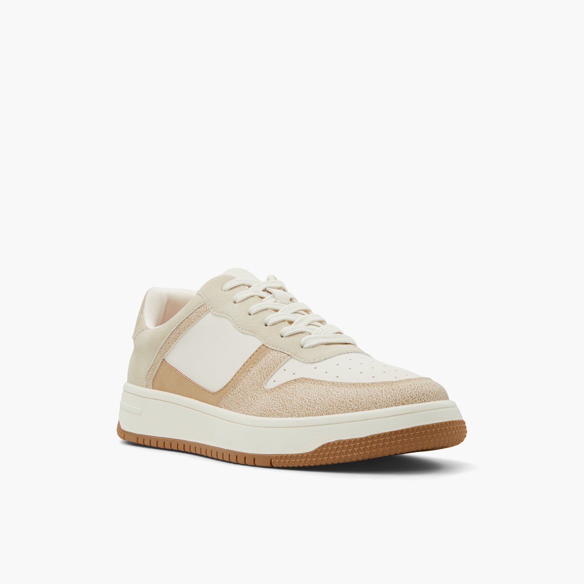 Three-quarter angle of Beige Freshh_h Low top sneakers's front side