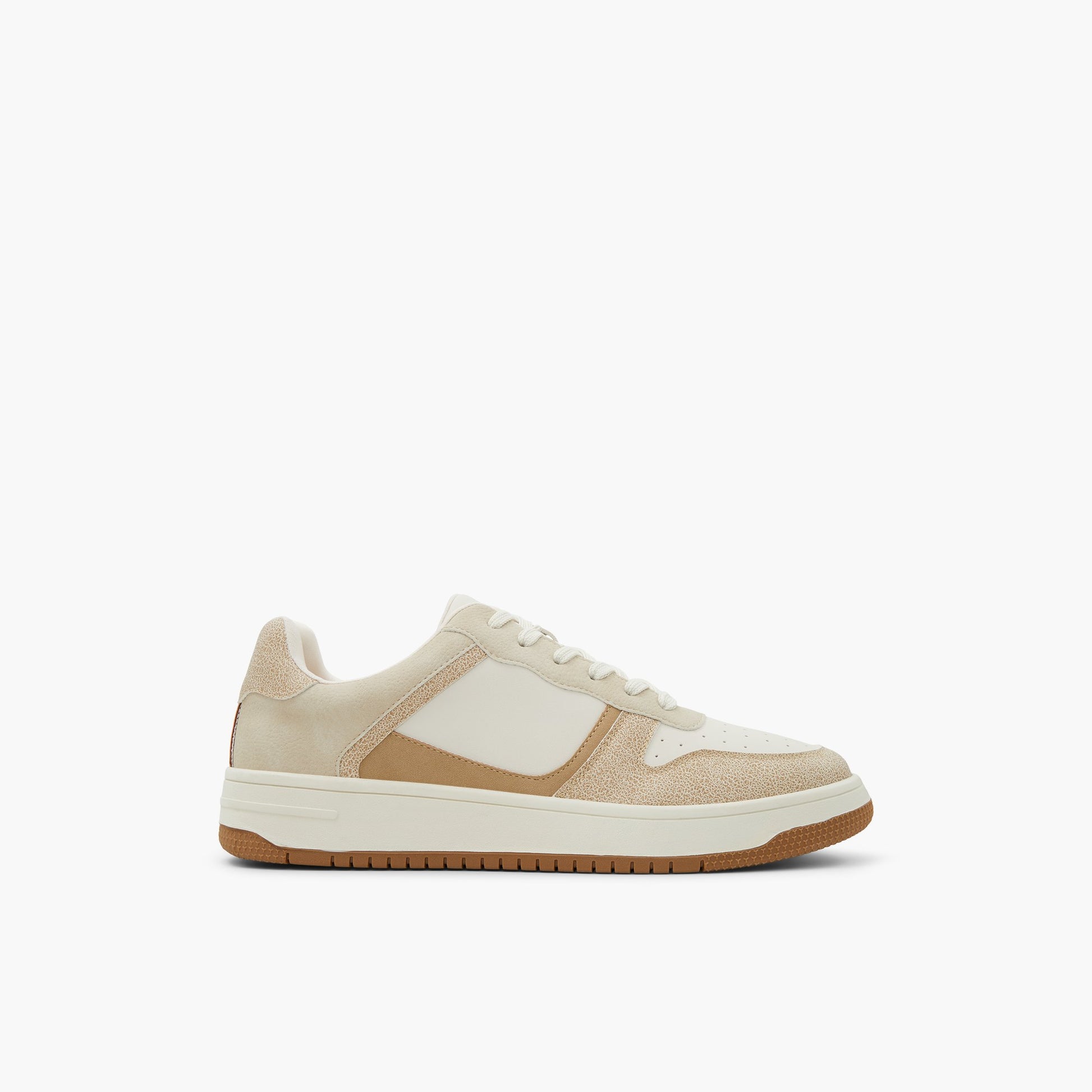 Main View of Beige Freshh_h Low top sneakers for Mens