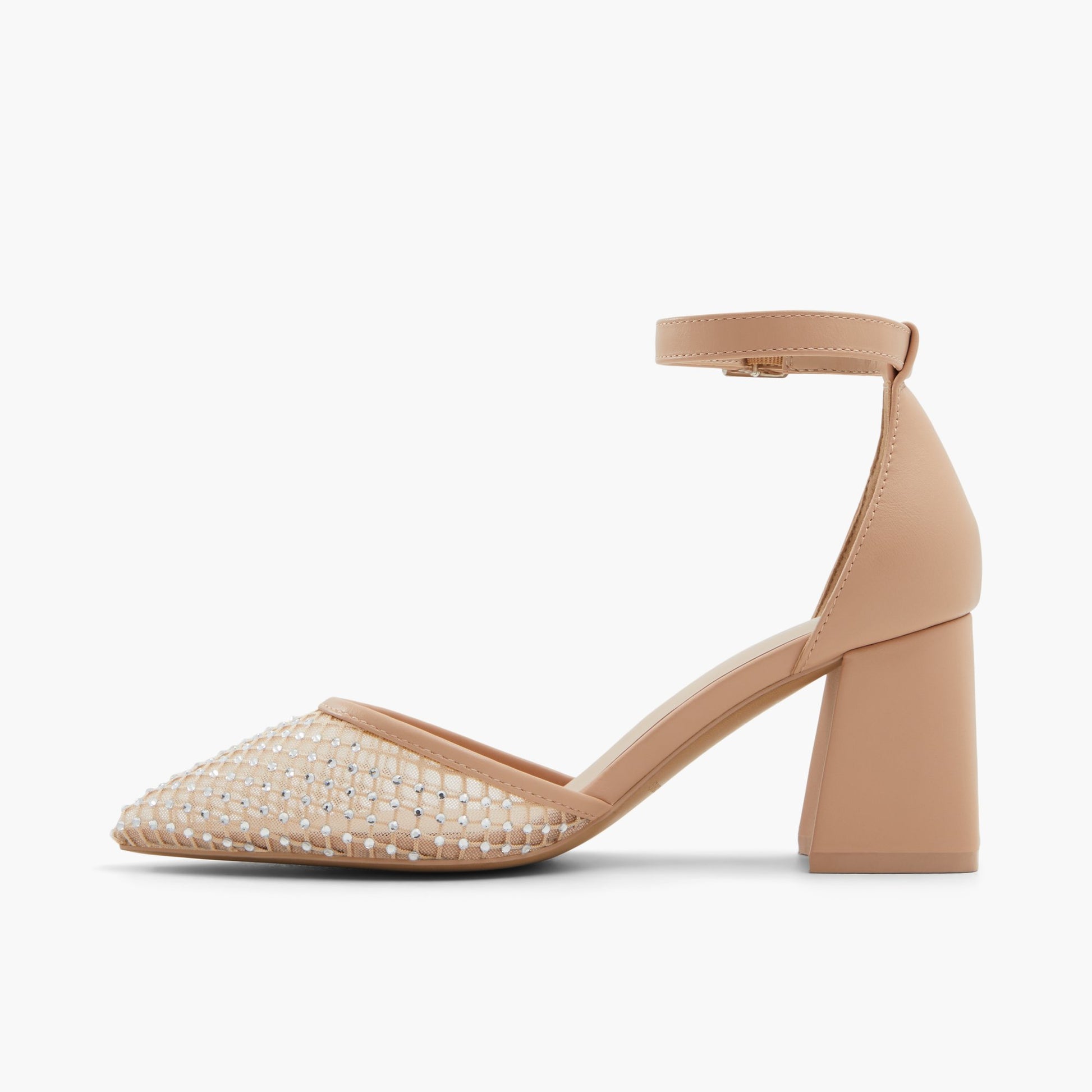 Side view of Other Beige Daliaa Mid heels