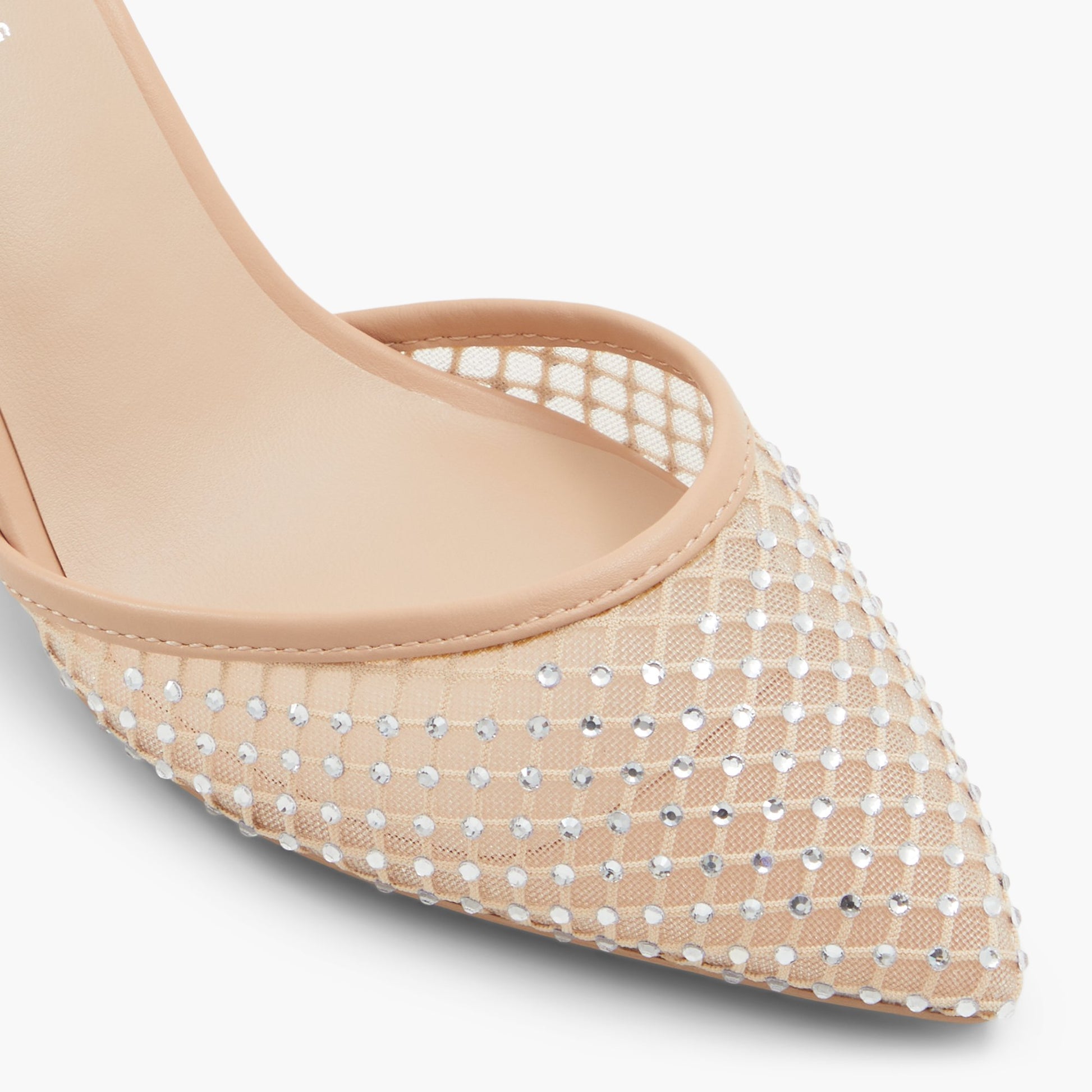 Close-up of the Other Beige Daliaa Mid heels