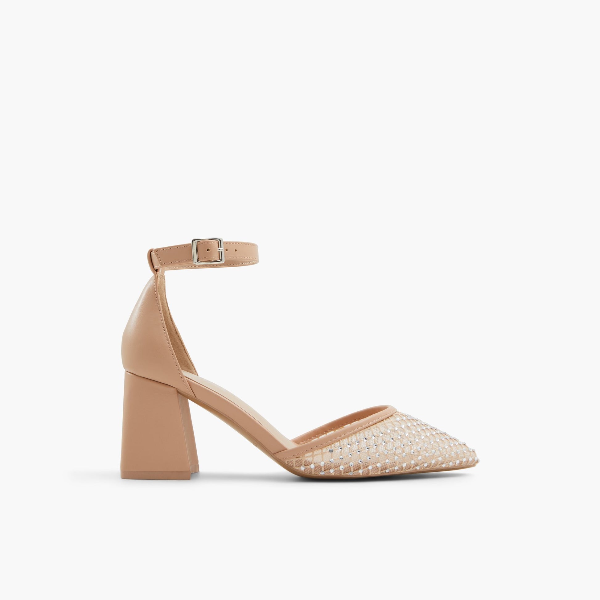 Main View of Other Beige Daliaa Mid heels for Womens
