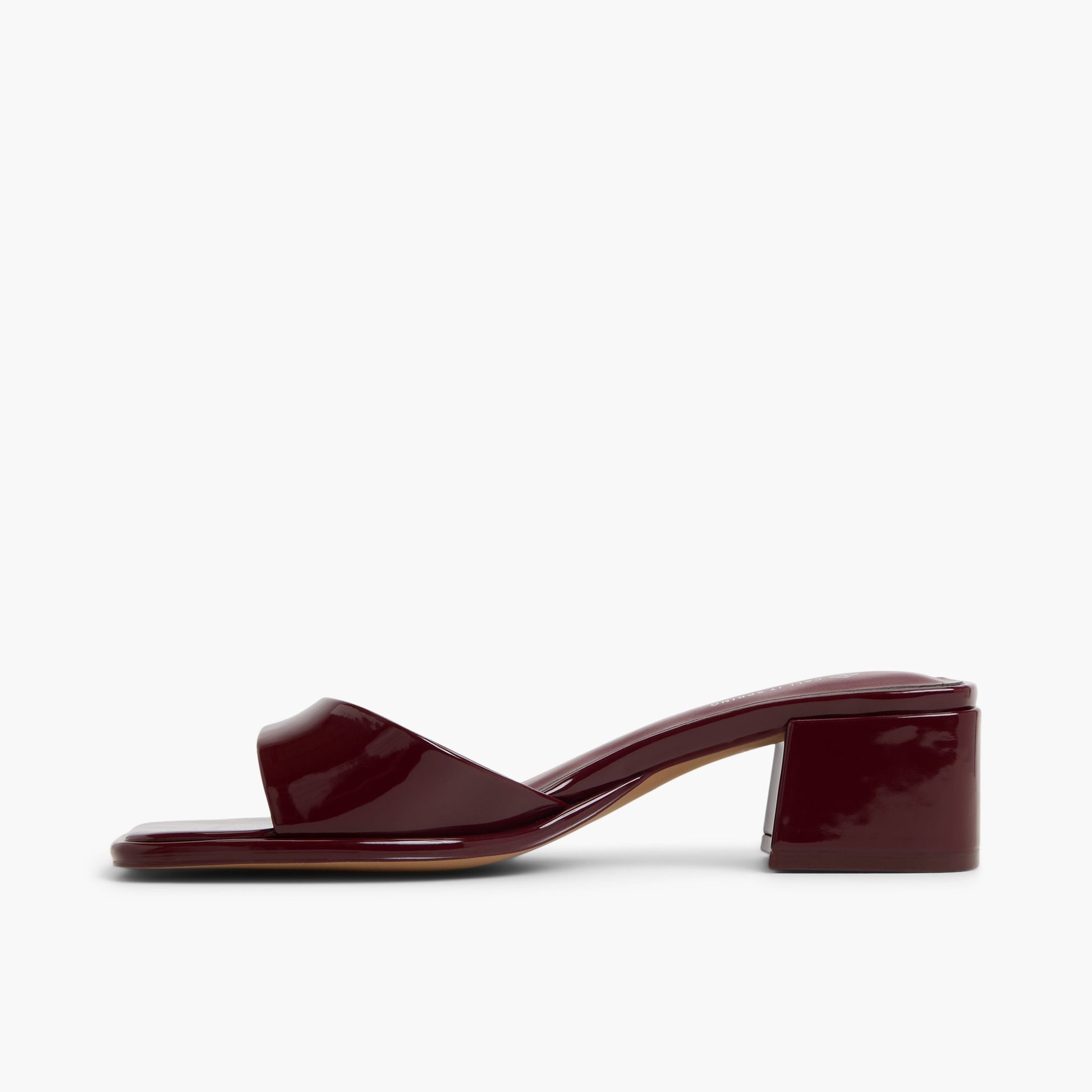 Side view of Bordo Dashaa Low Heel Mules