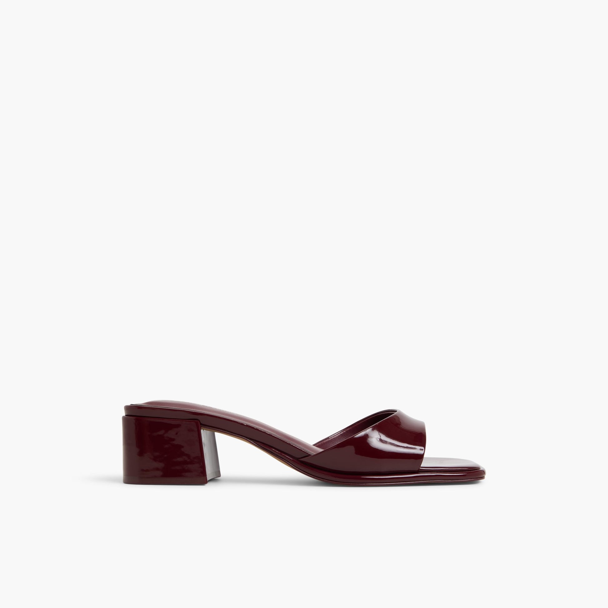 Main View of Bordo Dashaa Low Heel Mules for Womens
