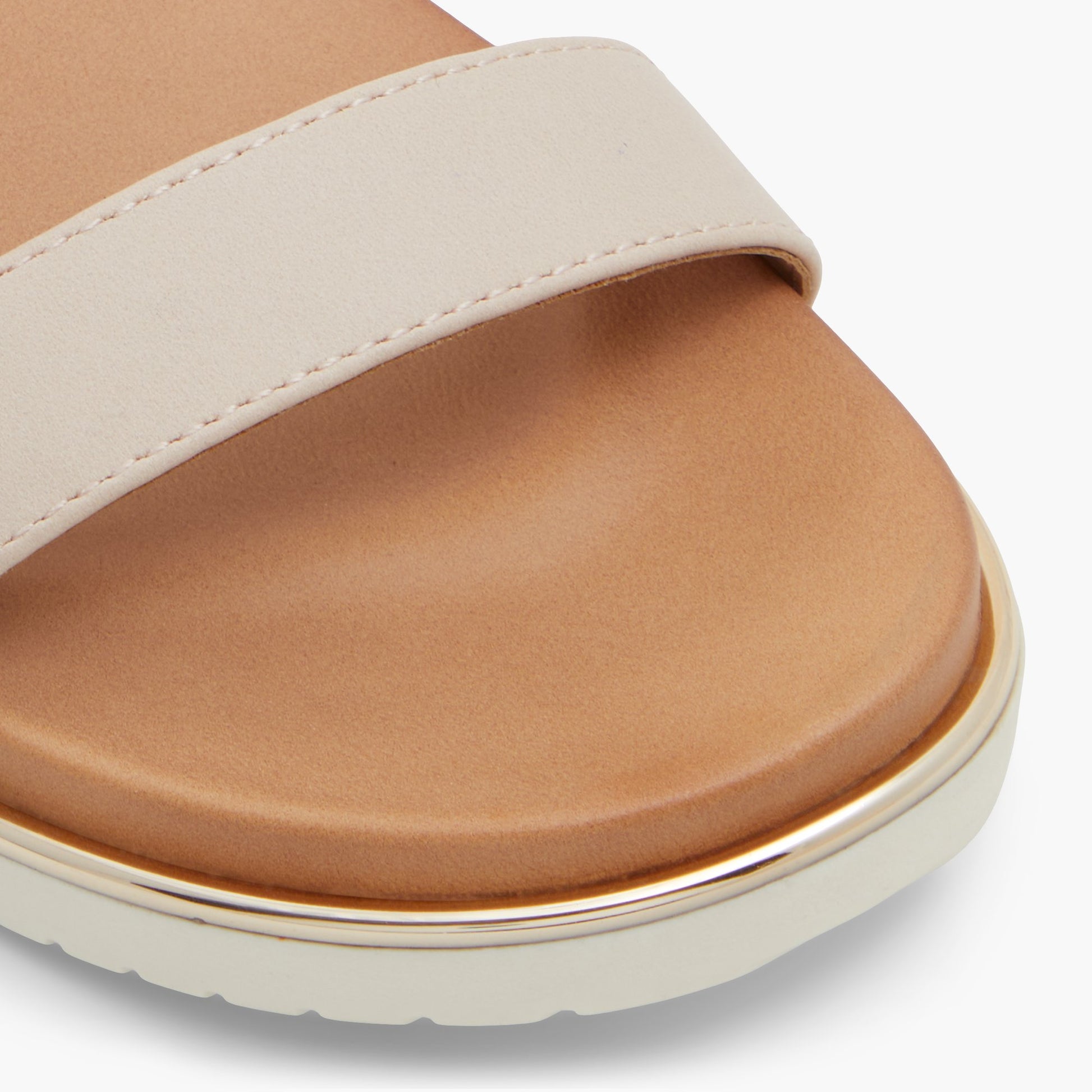 Close-up of the Bone Rainia Sandals