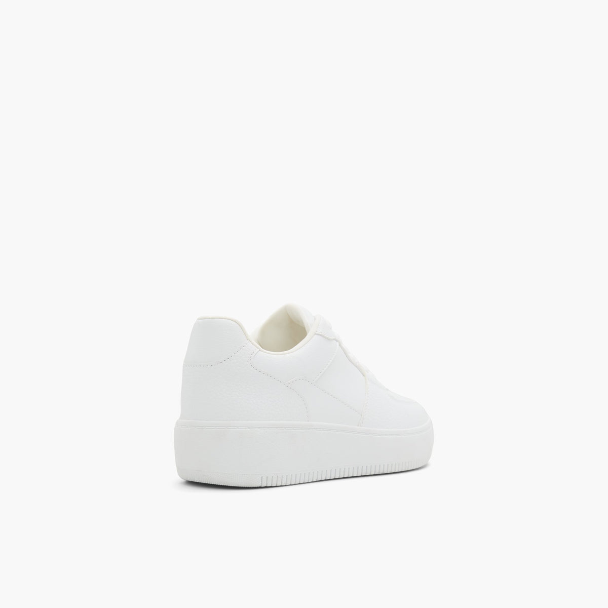 Three-quarter angle of White Overflow Fresh Low top sneakers's back side
