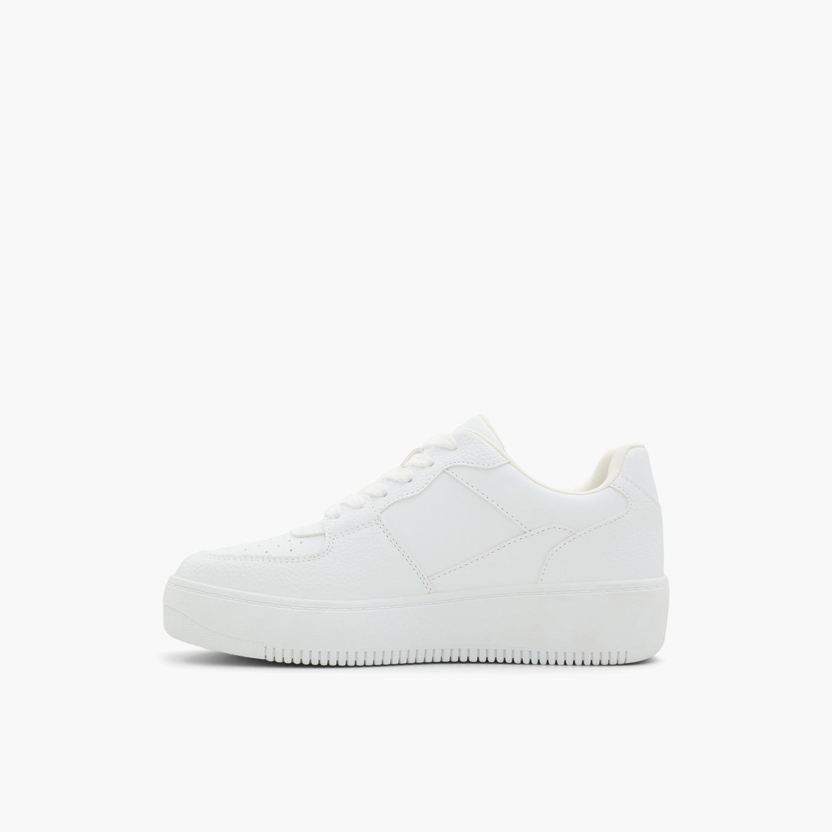 Side view of White Overflow Fresh Low top sneakers