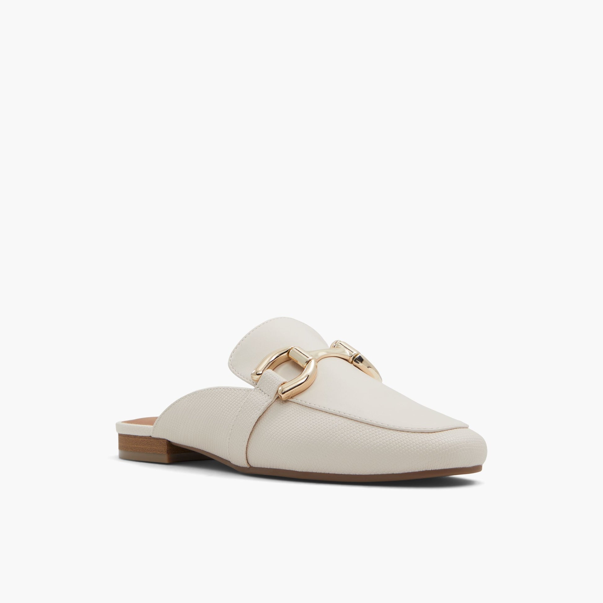 Three-quarter angle of Ice Alizee Mules loafers's front side