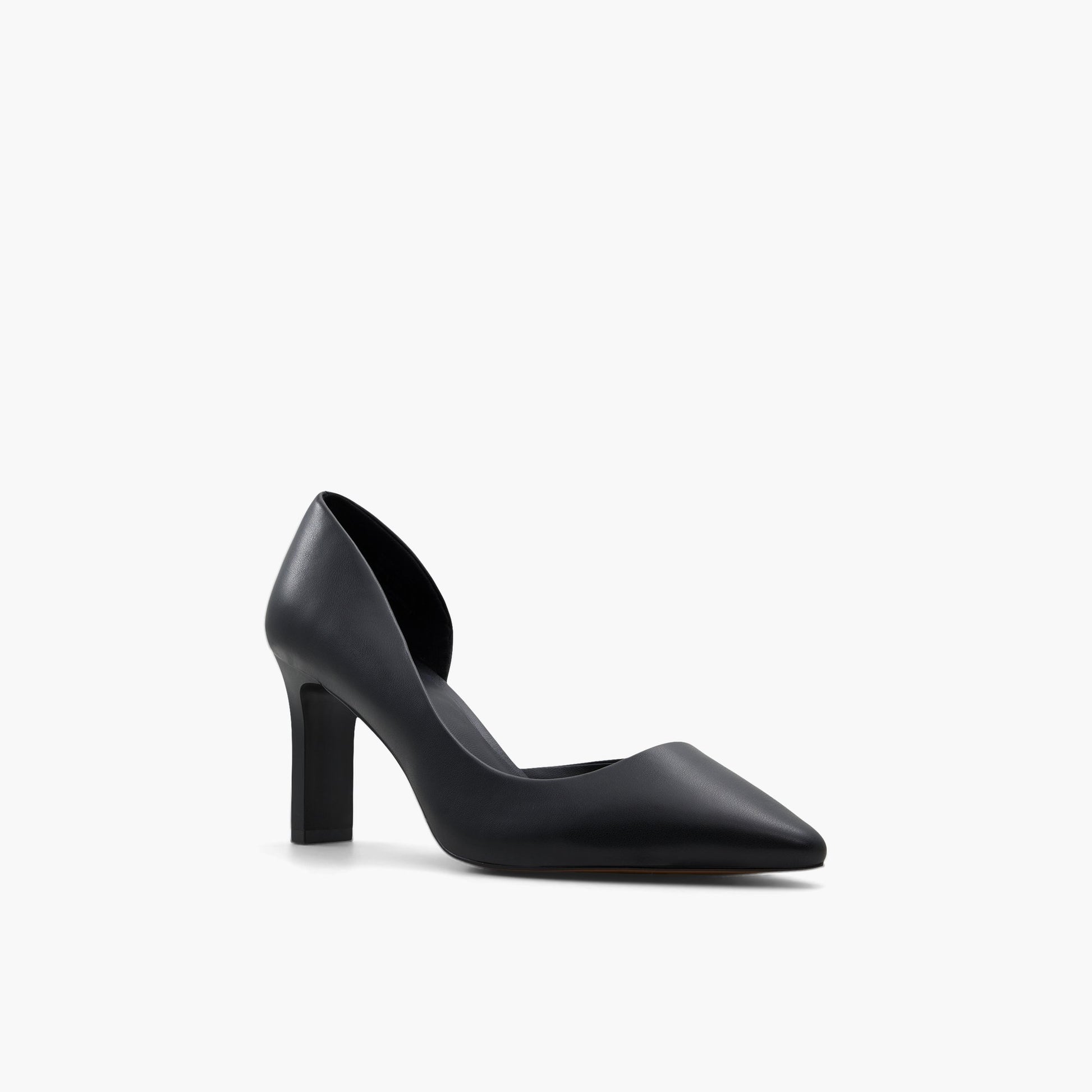 Three-quarter angle of Open Black Ninaaa High heel pumps's front side