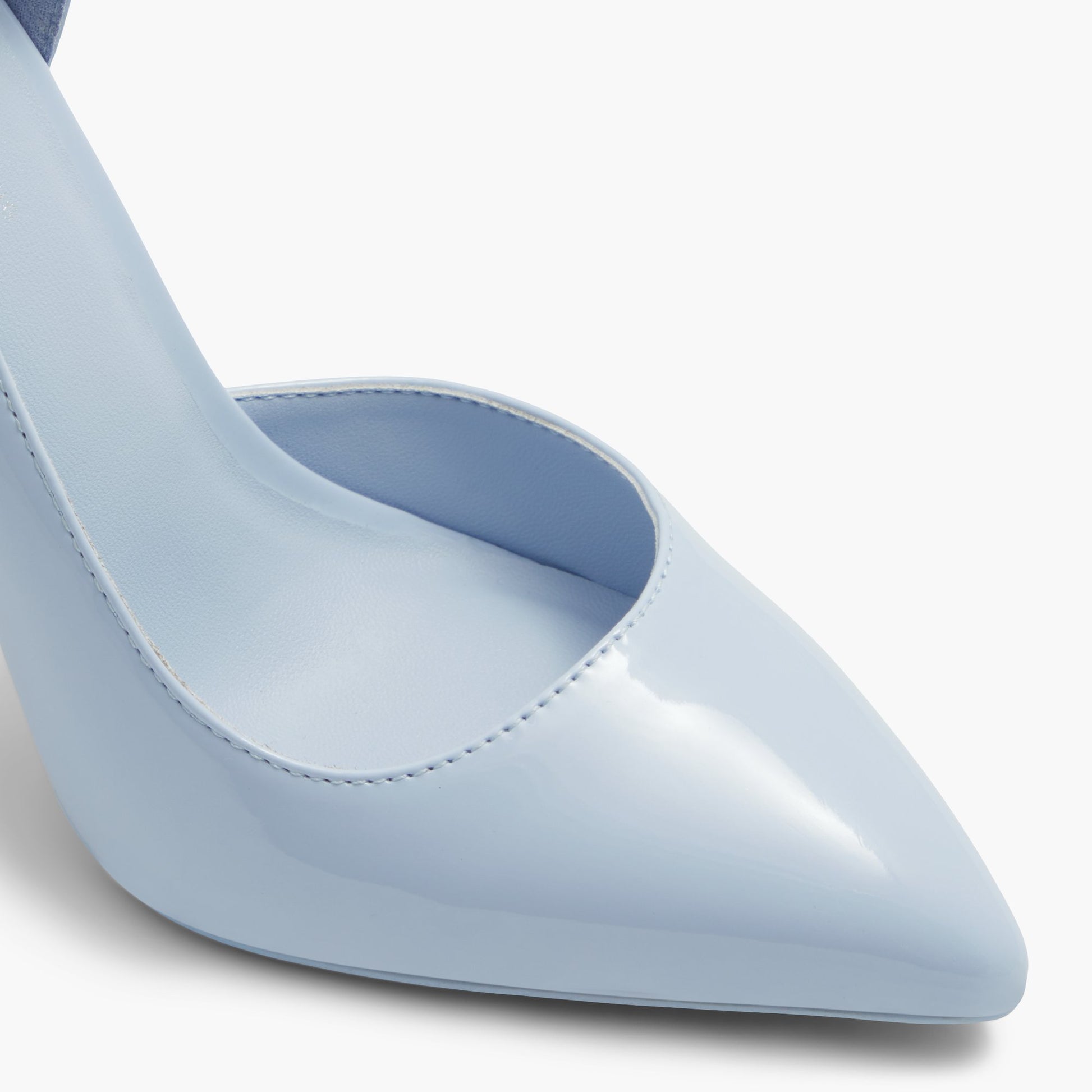 Close-up of the Light blue Mesmerize High Heel Pumps