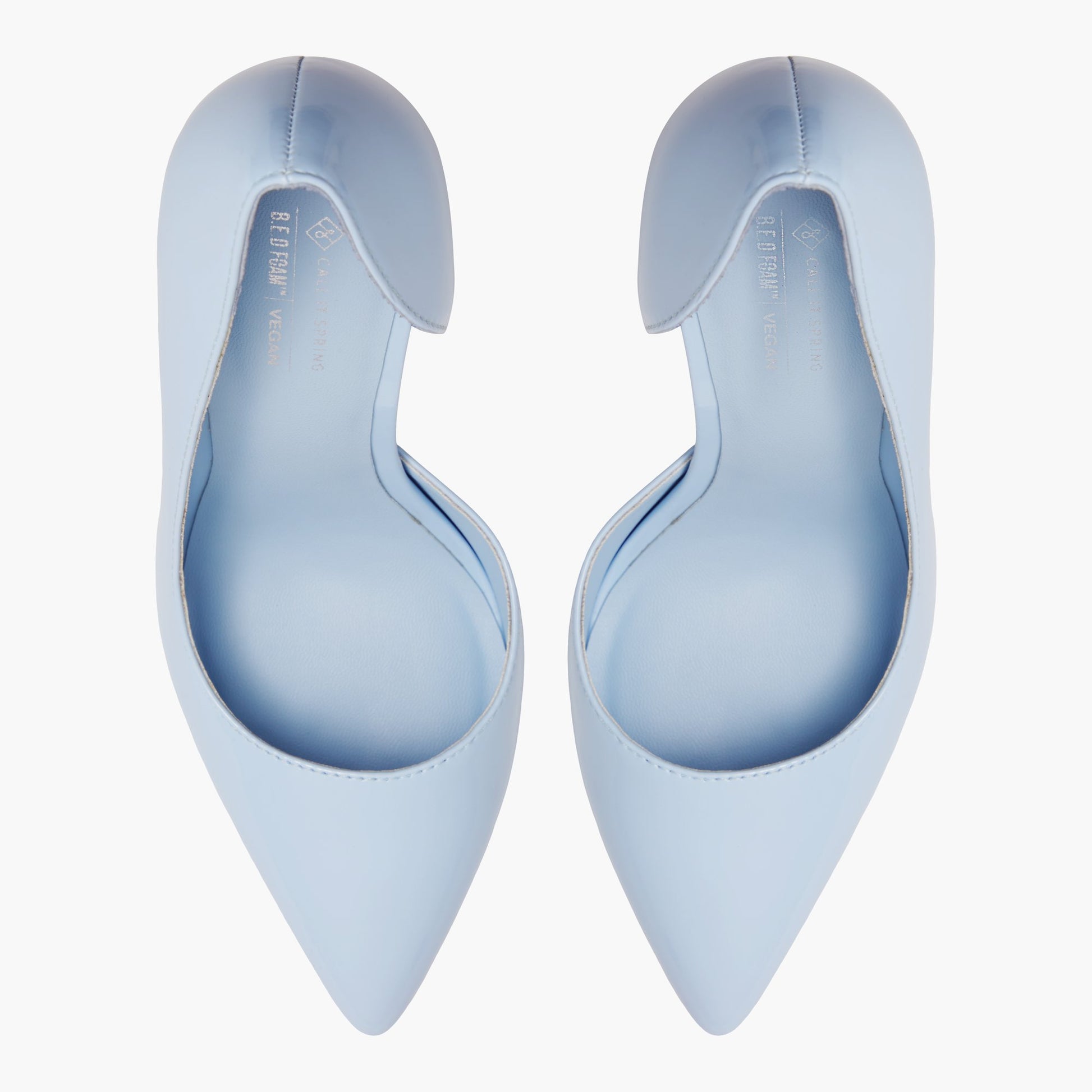 Top-down view of the Light blue Mesmerize High Heel Pumps