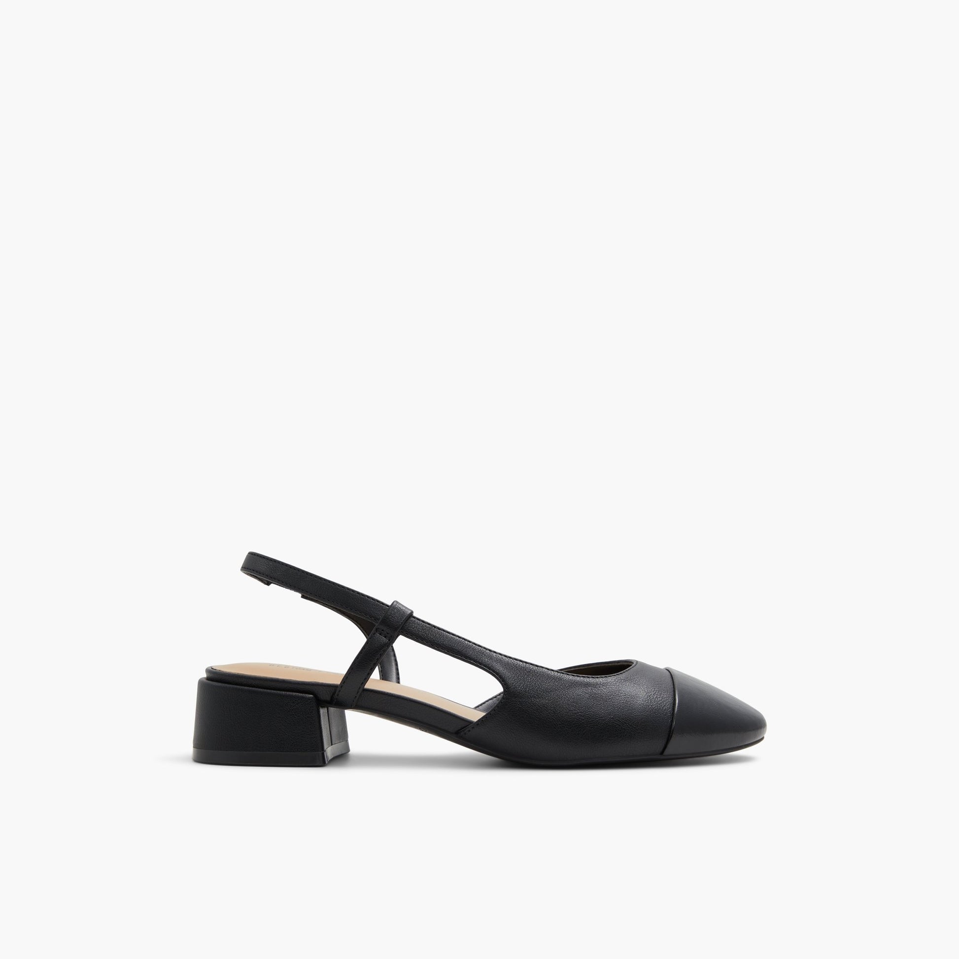 Main View of Black Sofiia Low heel pumps for Womens