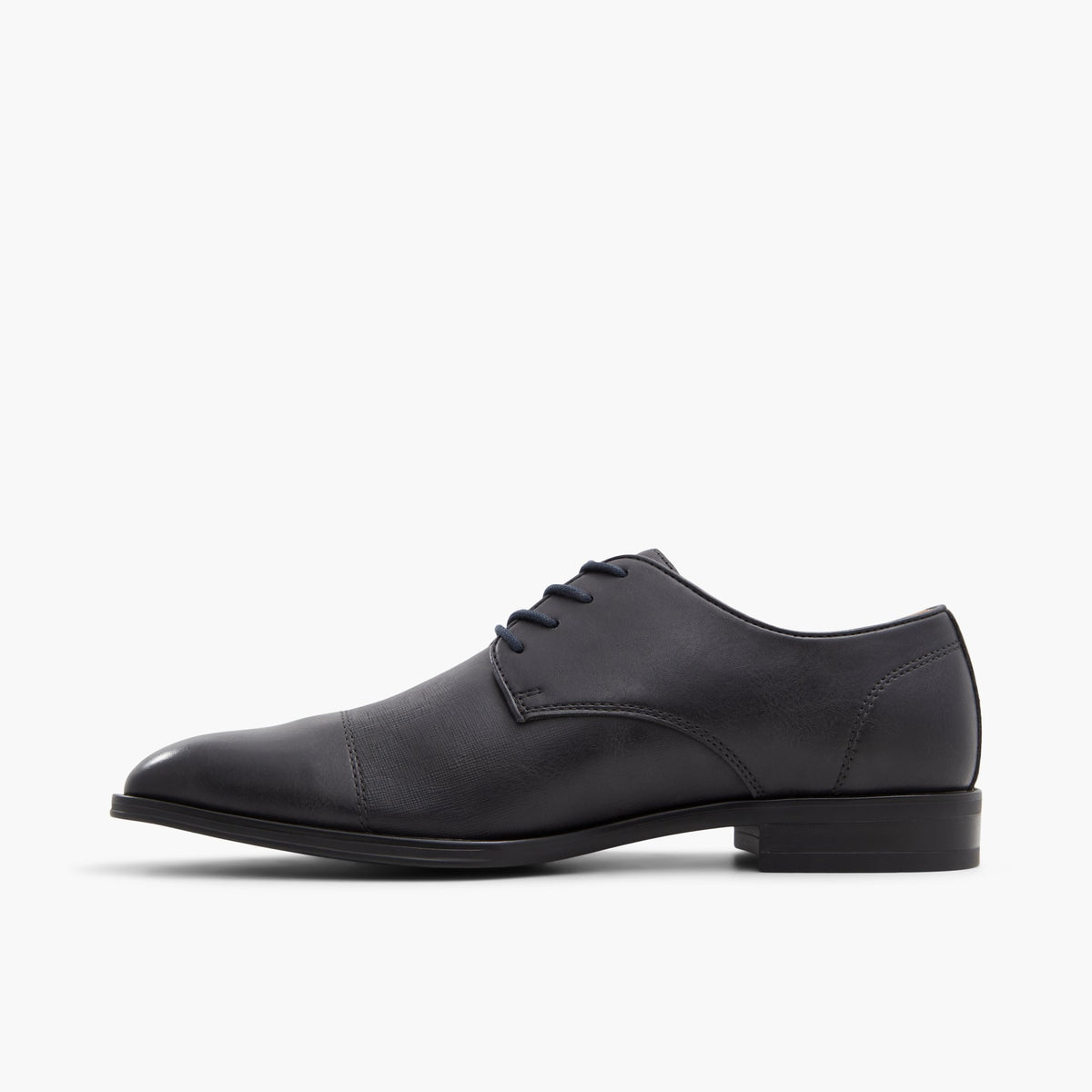 Side view of Other black Marino Derby shoes