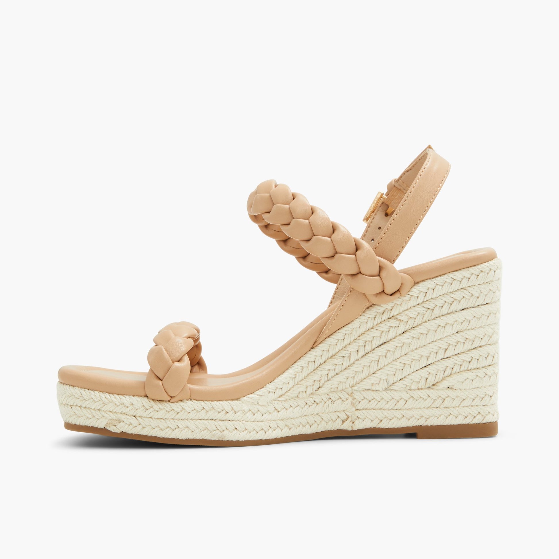 Side view of Bone Siennah High heel chunky platform sandals