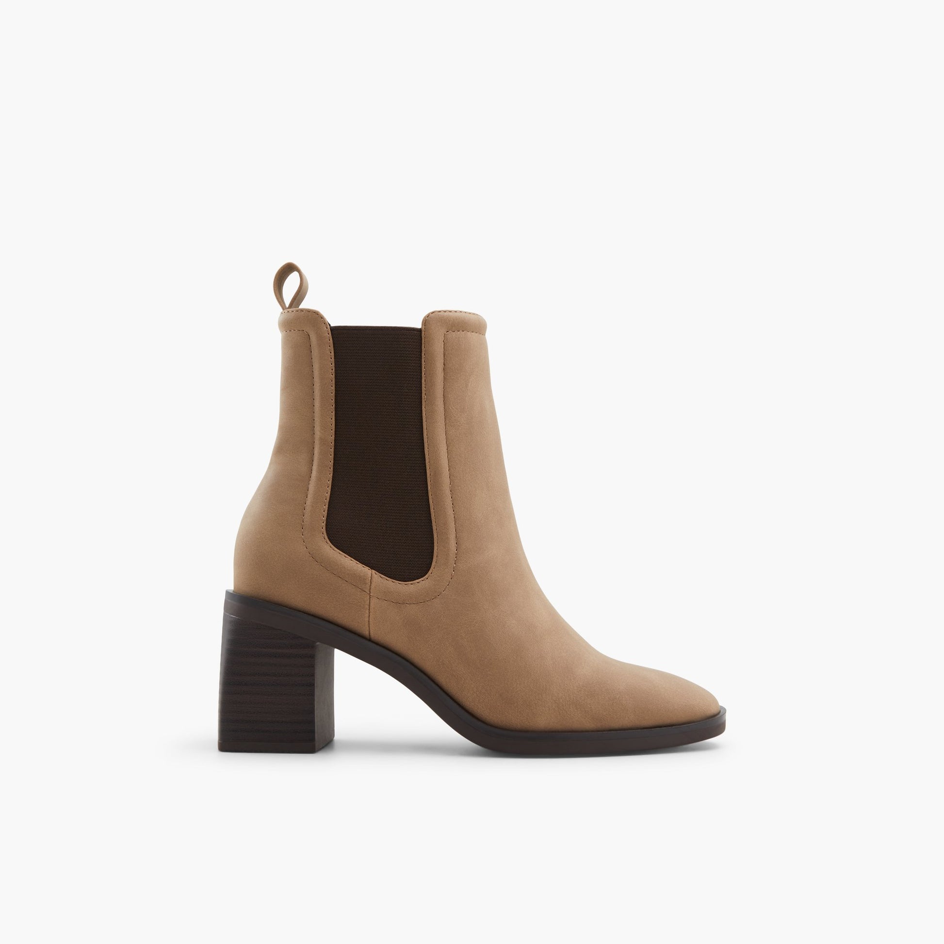 Test FR:Main View of Autre Gris Kenzi Bottes Chelsea à talon bloc for Femmes