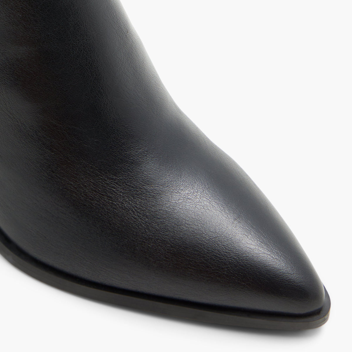 Close-up of the Black Caralina Over The Knee Boots
