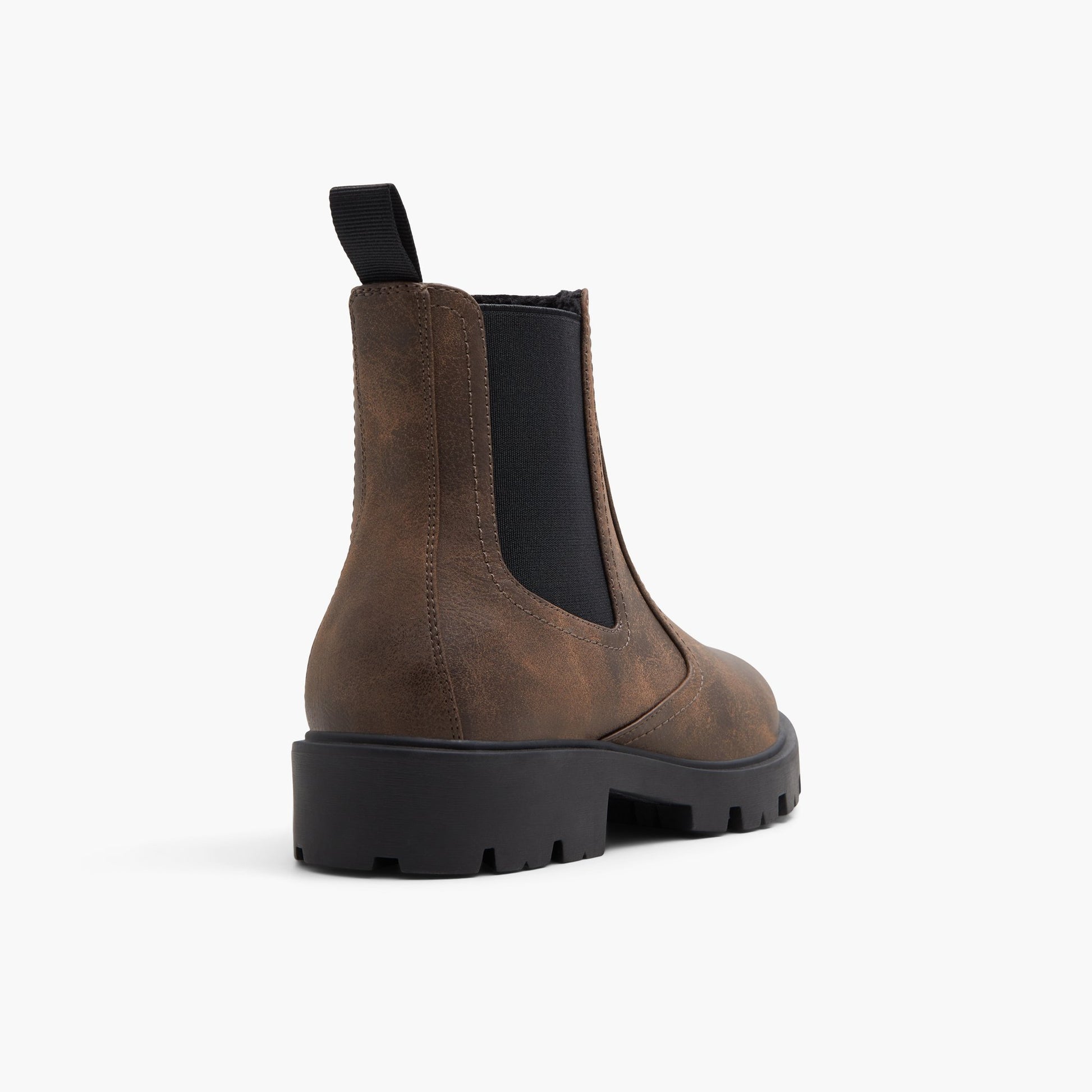 Three-quarter angle of Other Brown Ashtynn Chelsea Boots's back side