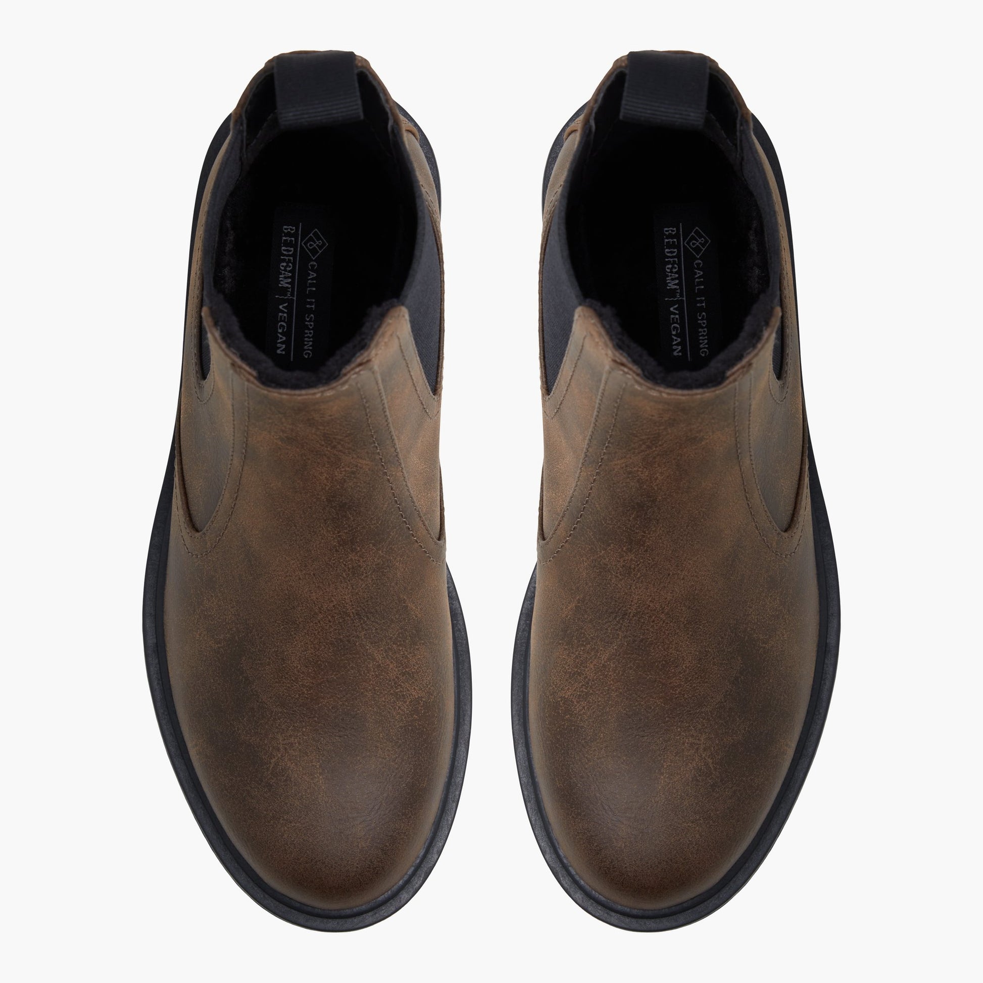 Top-down view of the Other Brown Ashtynn Chelsea Boots