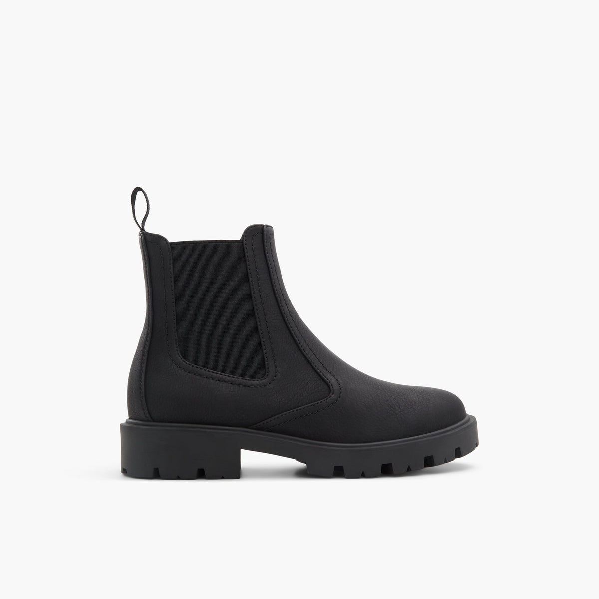 Main View of Black Ashtynn Chelsea Boots for Womens