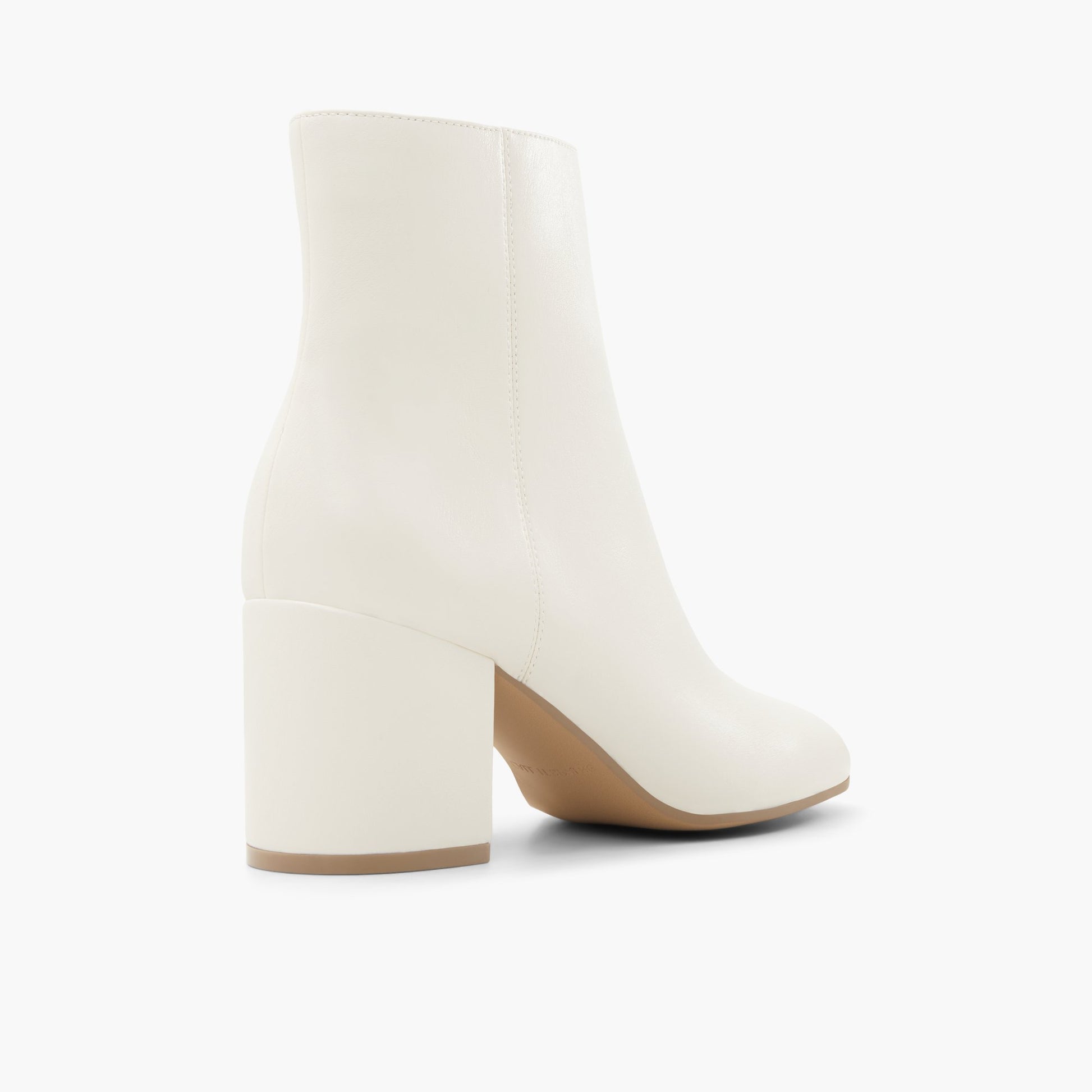 Three-quarter angle of Ice Seraphina Block Heel Ankle Boots's back side