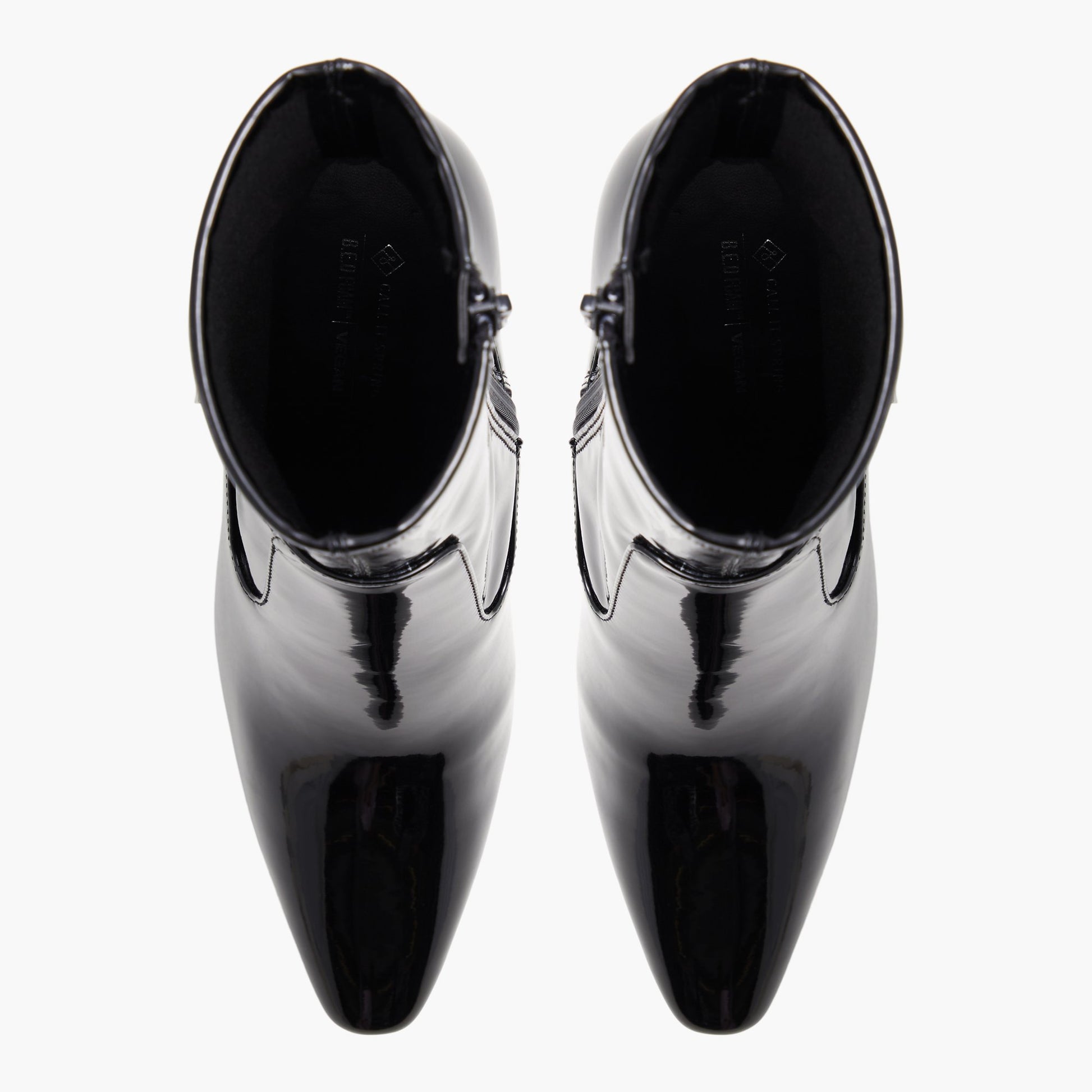 Top-down view of the Other Black Emilya High Heel Ankle Boots