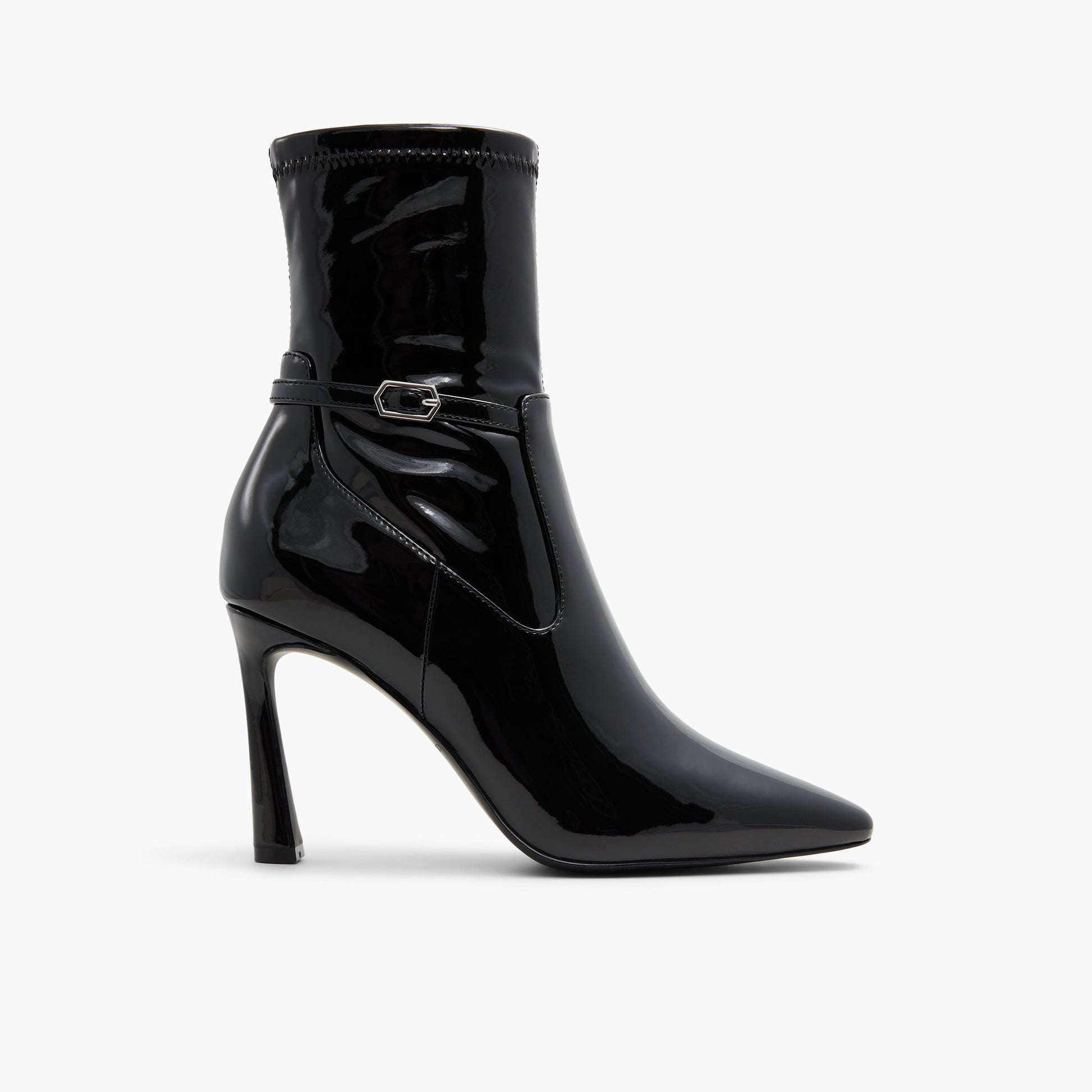 Main View of Other Black Emilya High Heel Ankle Boots for Womens