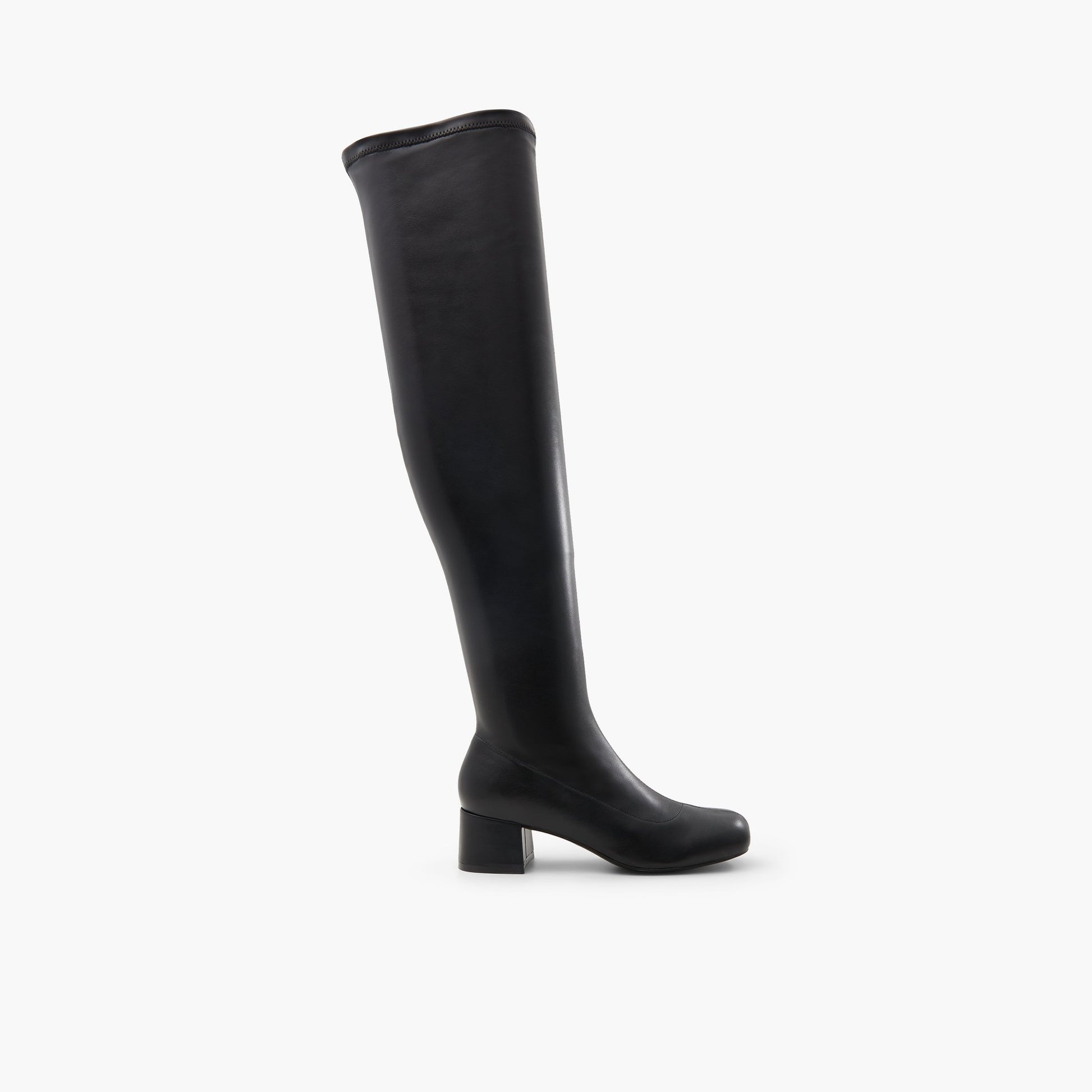 Main View of Black Maribelle Thigh-High Boots for Womens
