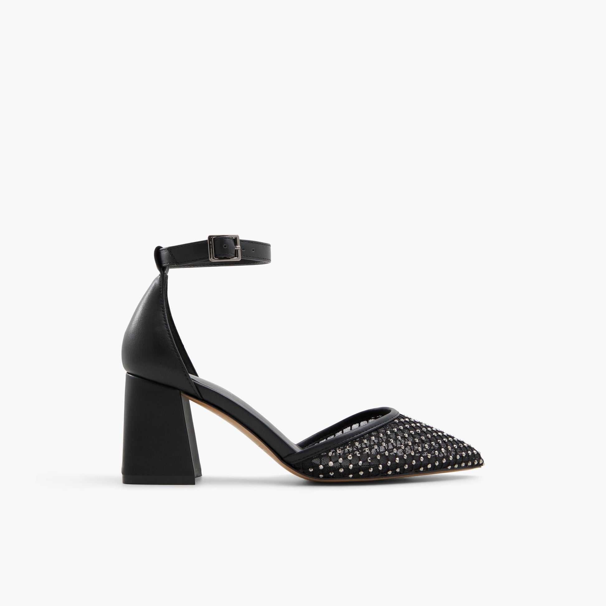 Main View of Black Daliaa Mid heels for Womens