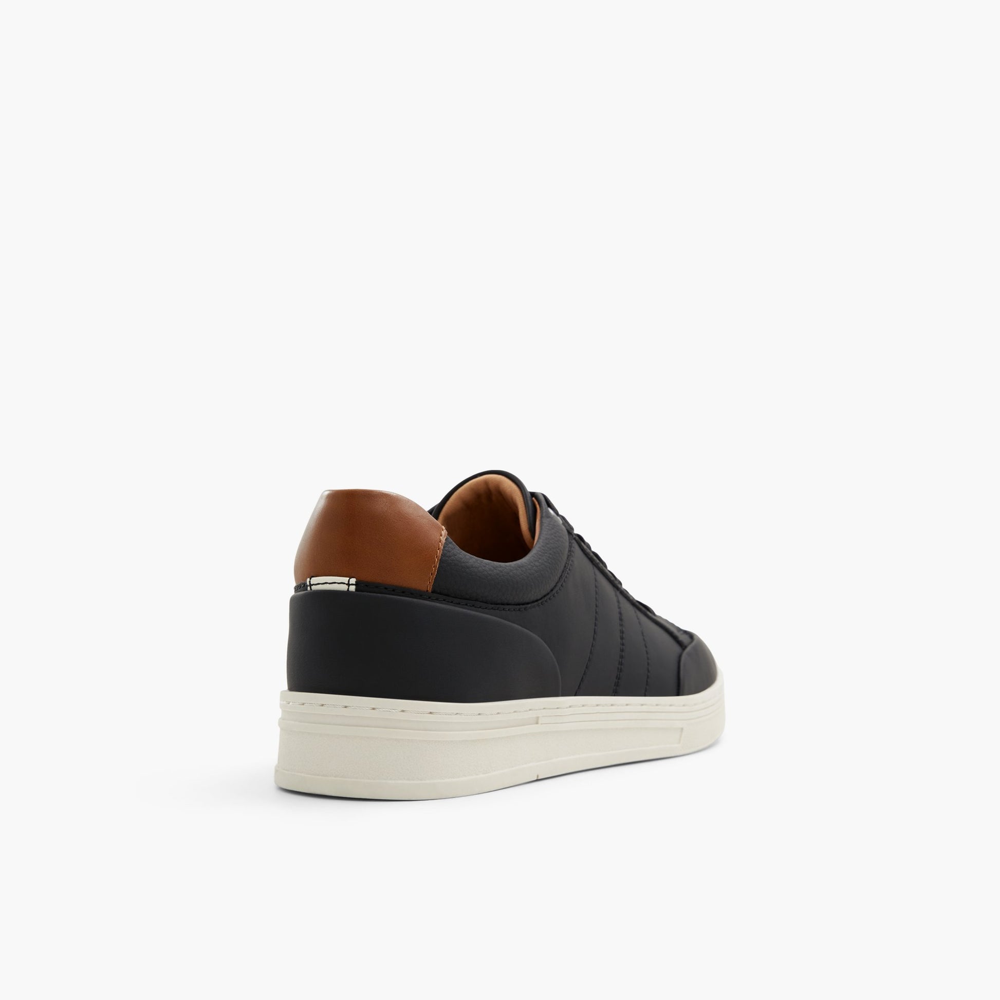 Three-quarter angle of Black Dunkirk Low-top Sneakers's back side