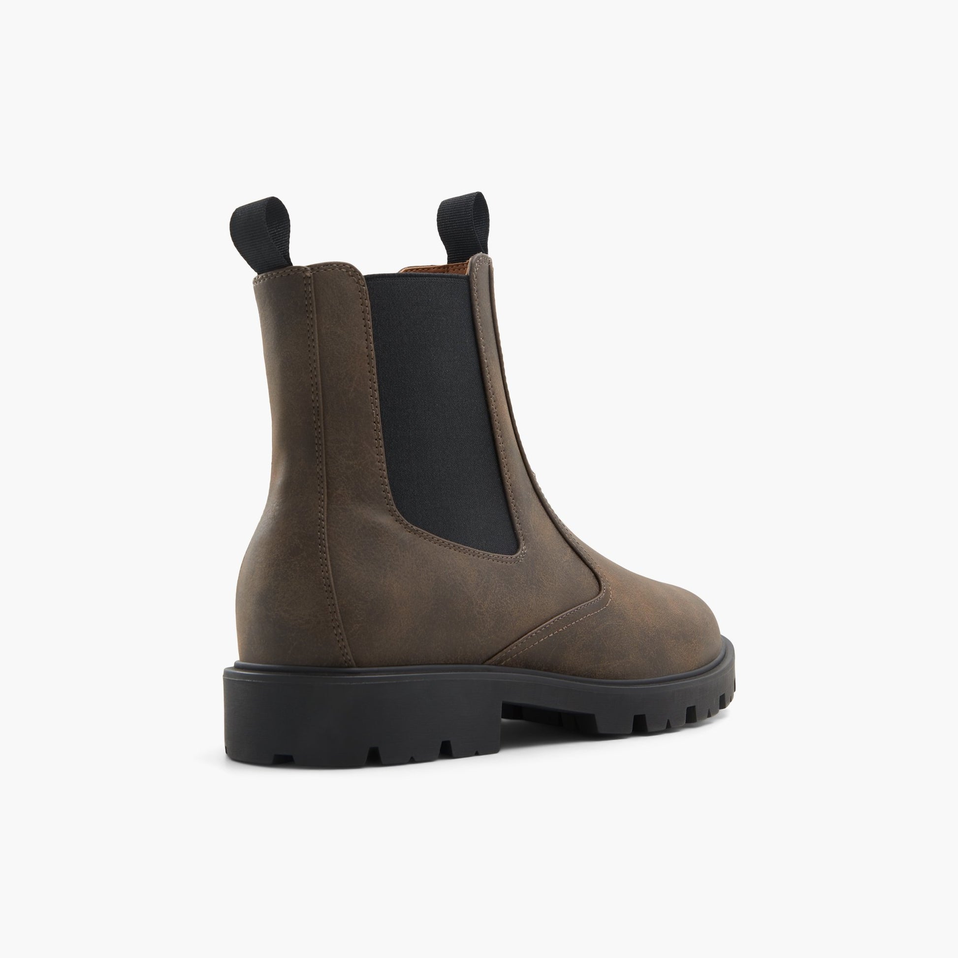 Three-quarter angle of Brown Ashtonn Chelsea Boots's back side