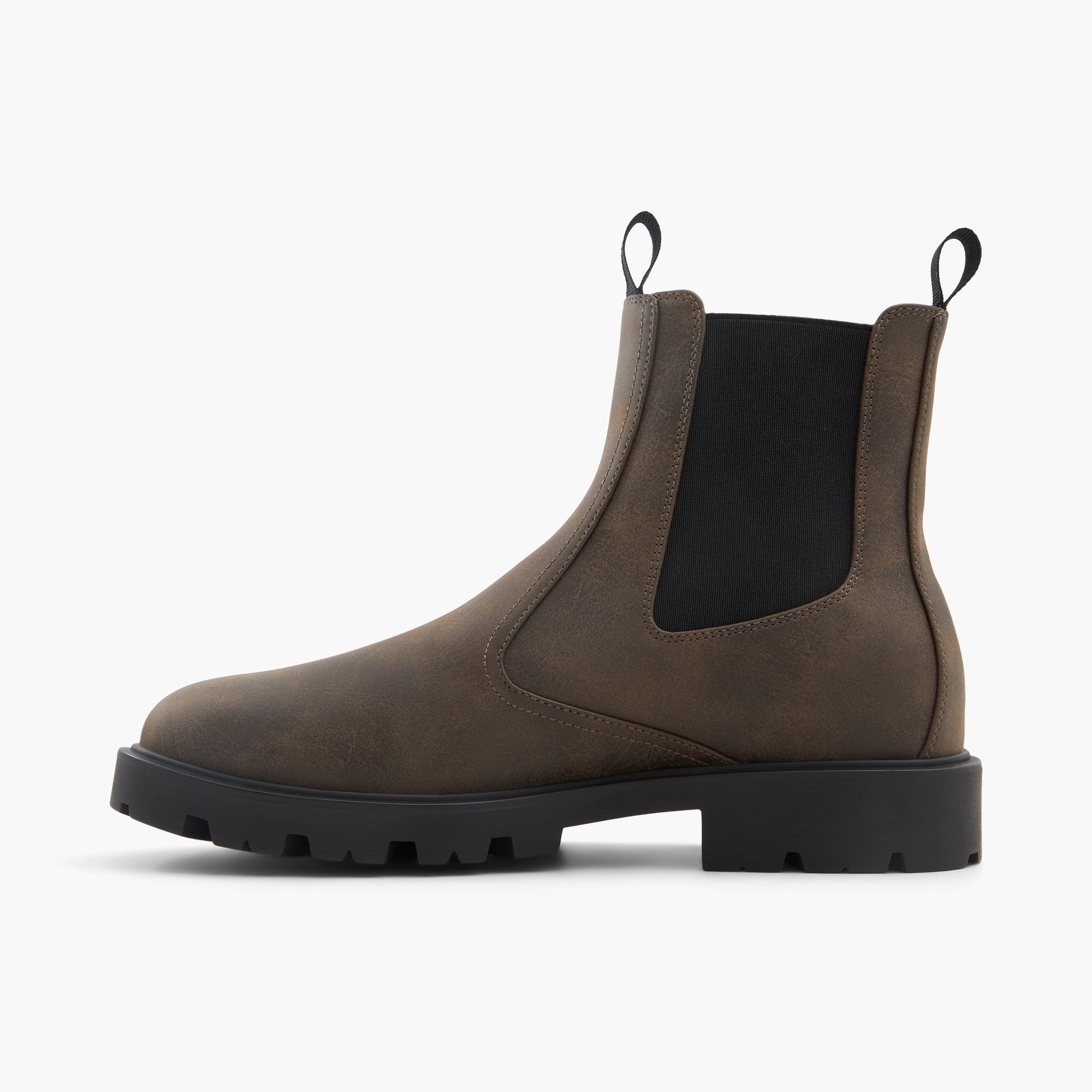 Side view of Brown Ashtonn Chelsea Boots