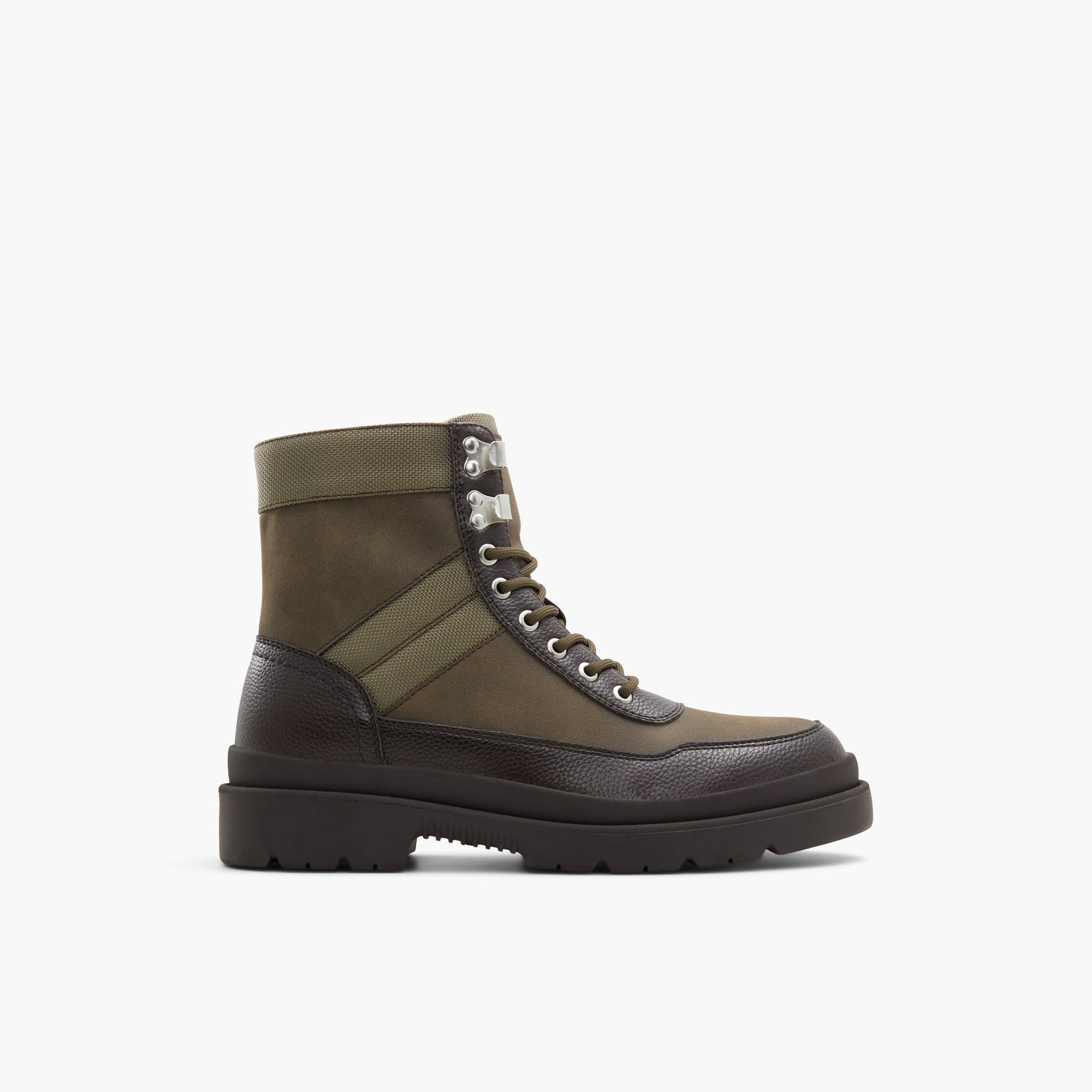 Test FR:Main View of Marron Matheson Combat Boots for Hommes