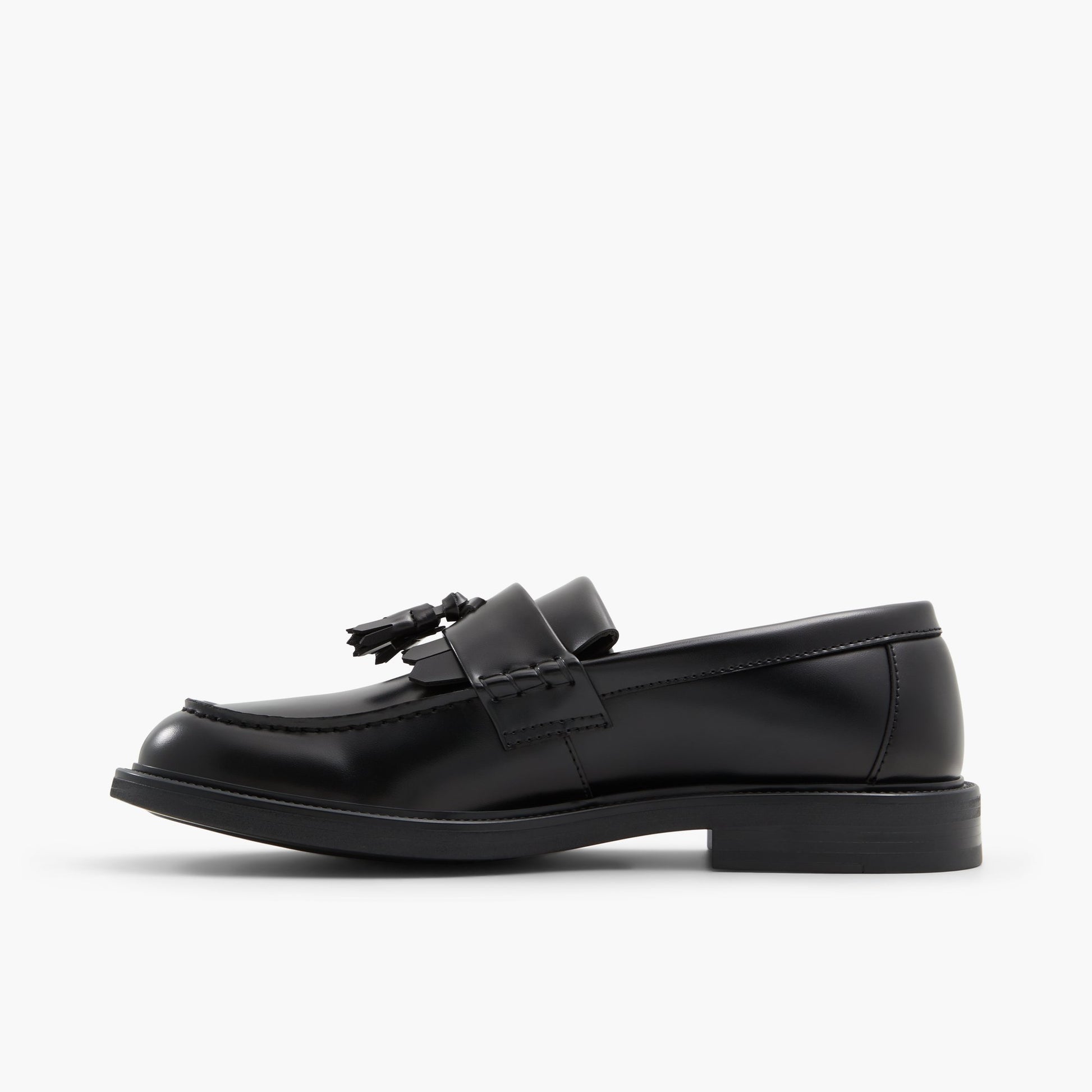 Side view of Black Chancellor Loafers