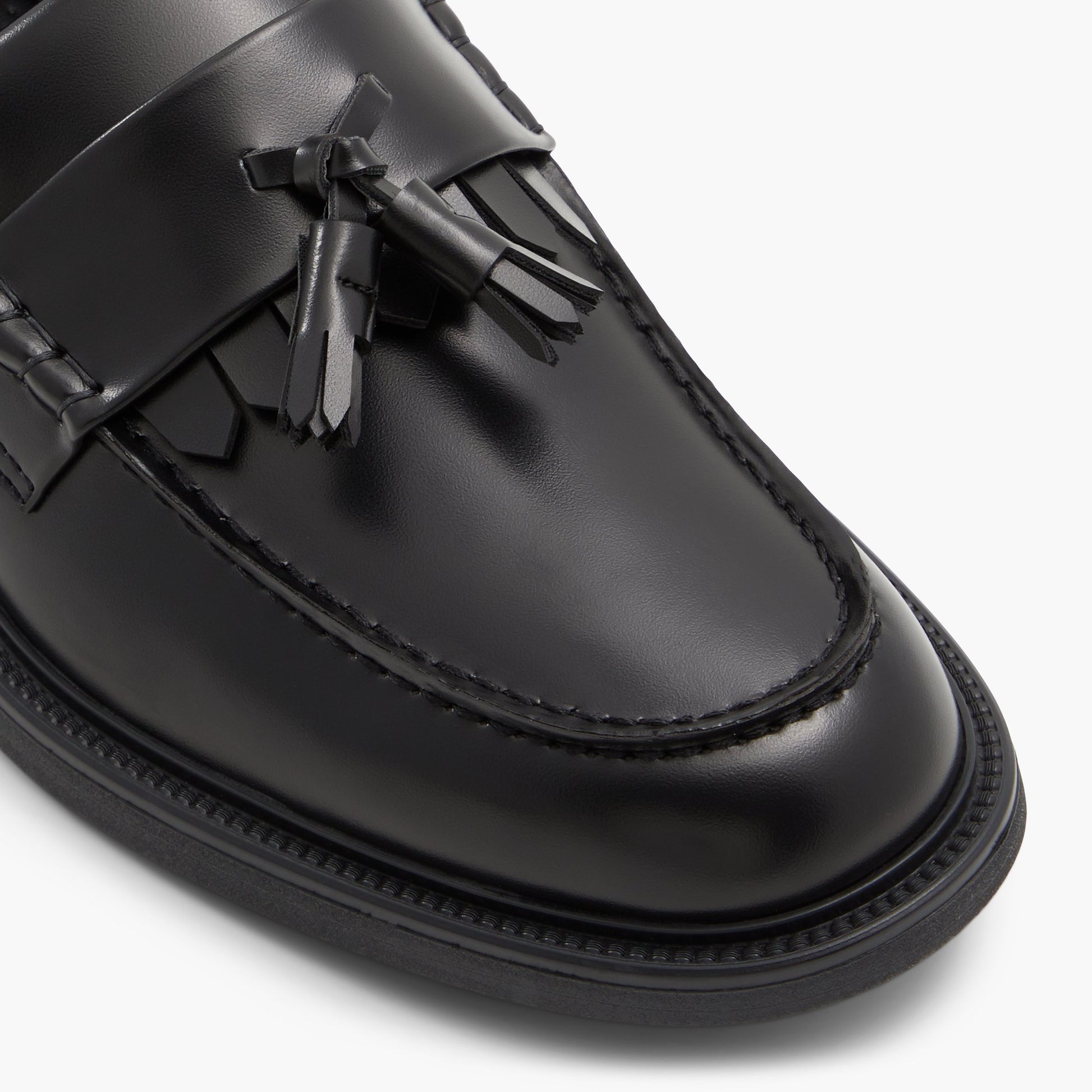 Close-up of the Black Chancellor Loafers