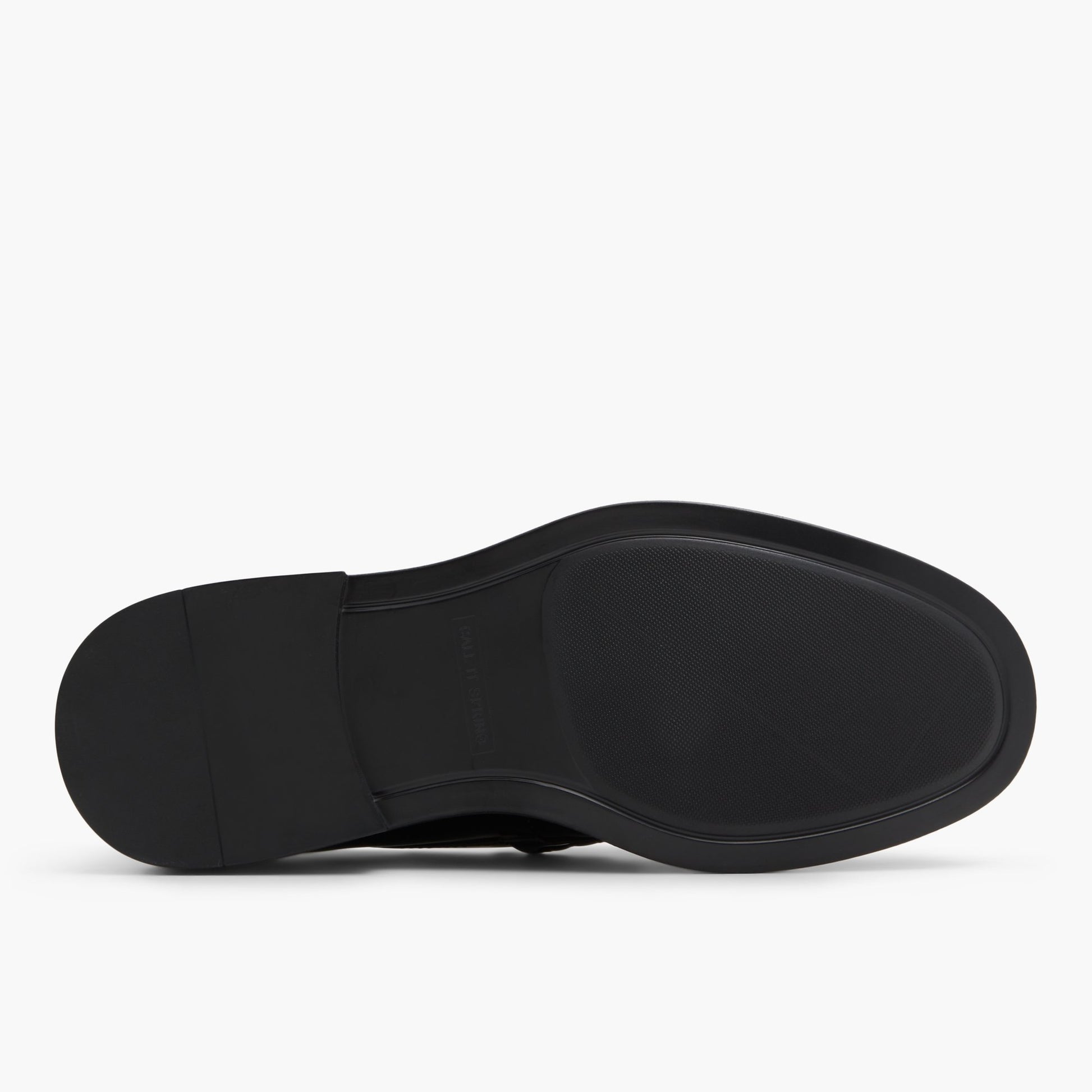 View of Black Chancellor Loafers's sole