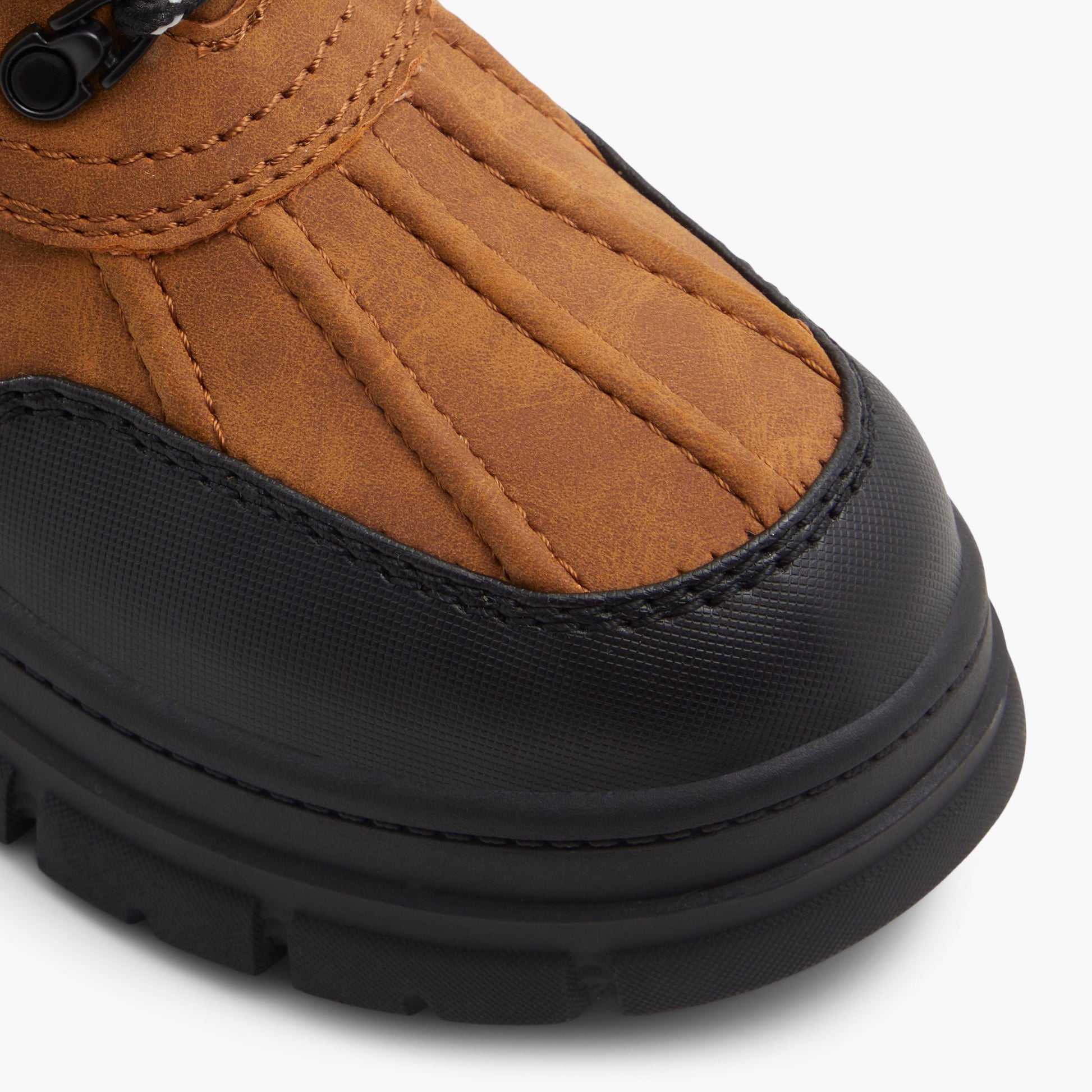 Close-up of the Brown Snowglow Chunky Winter Boots