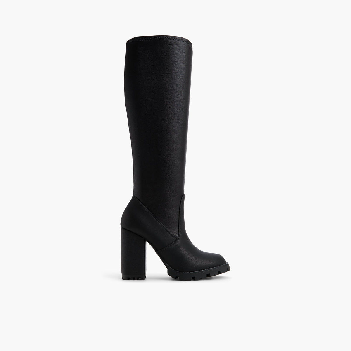 Main View of Black Ruxandra Knee-High Boots for Womens