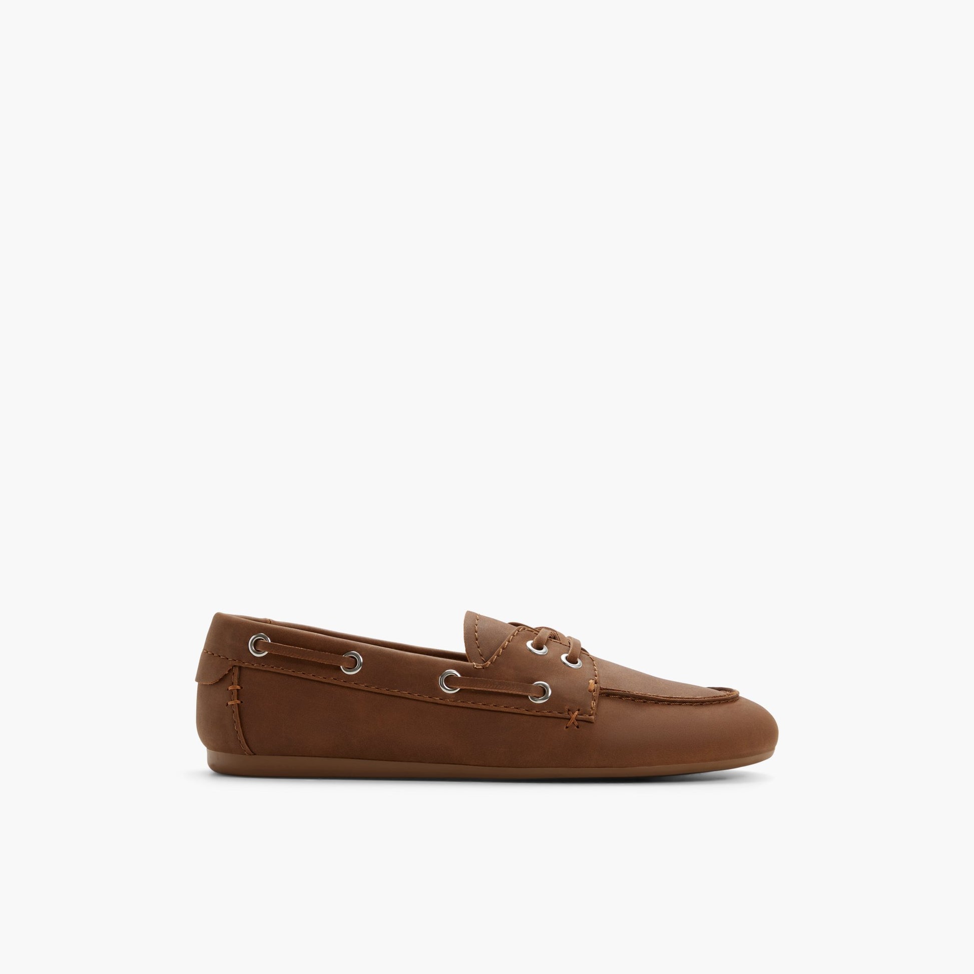 Main View of Cognac Shelly Boat Shoes for Womens