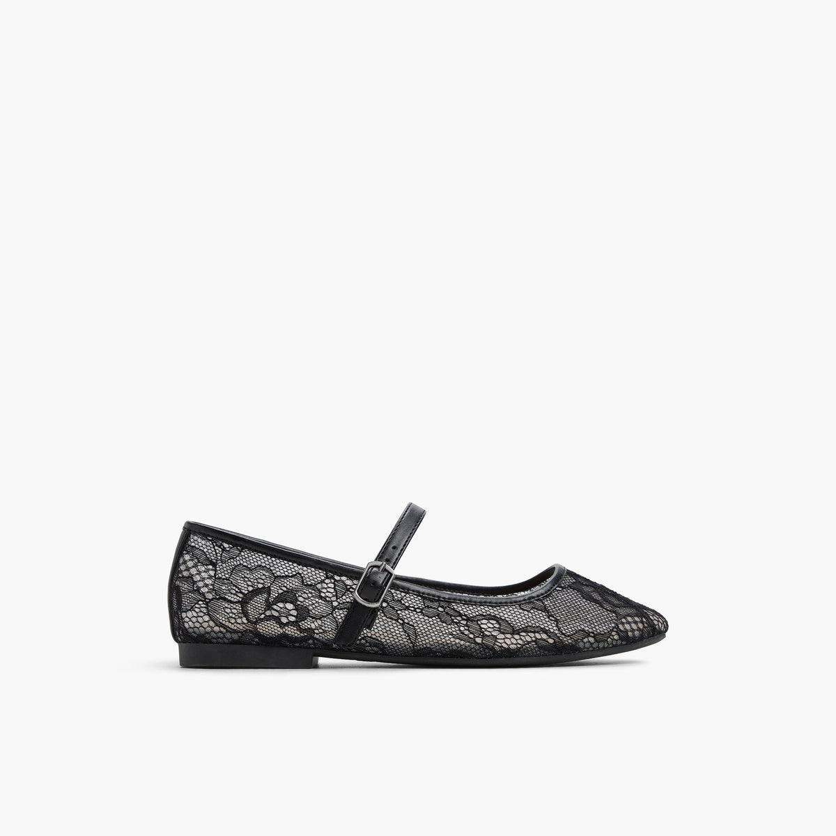 Main View of Open Black Janeyy Mary Jane ballerinas for Womens