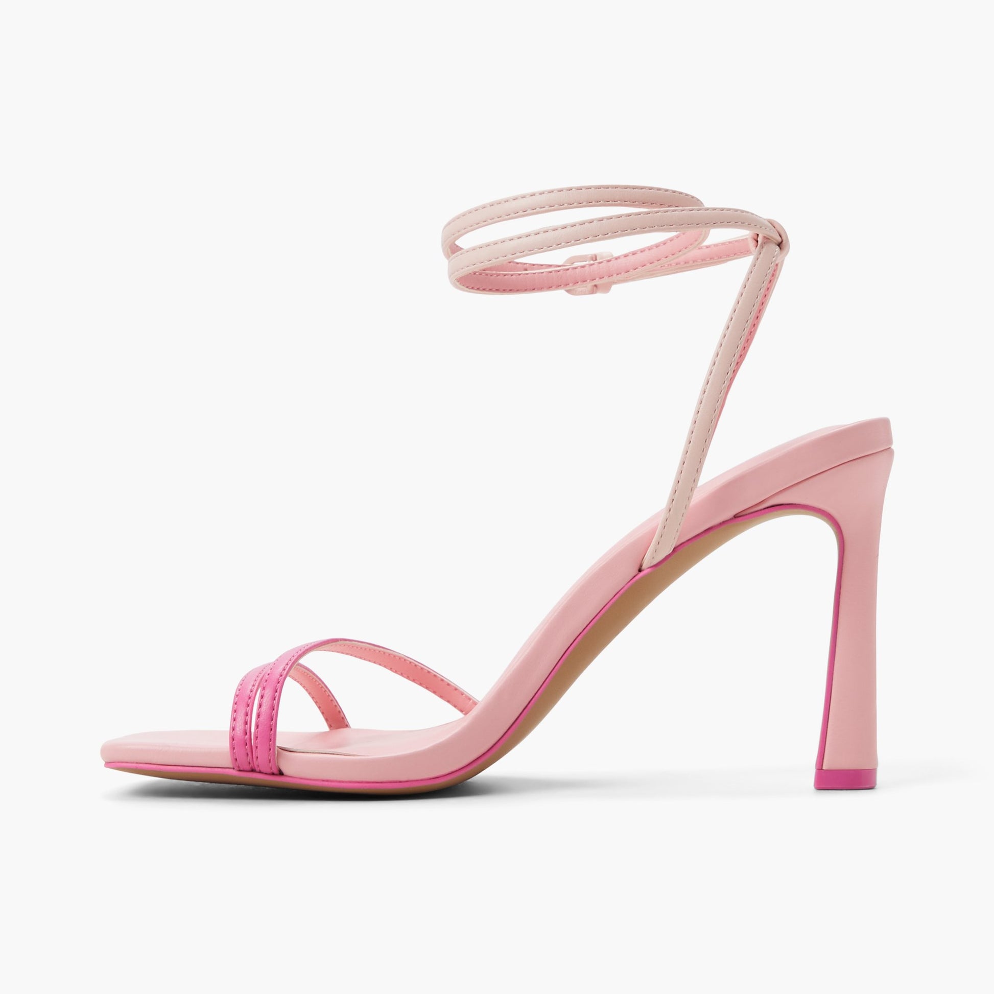 Side view of Other Pink Almaa High Heel Sandals