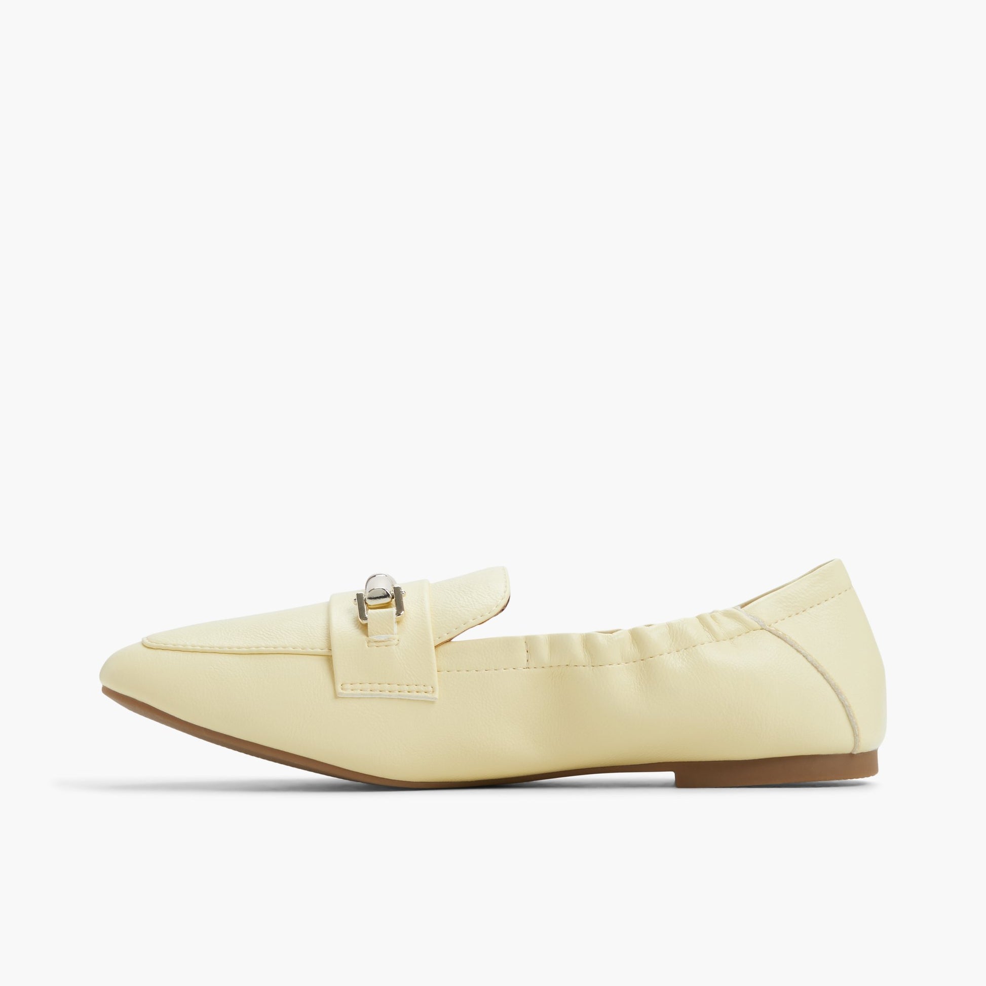 Side view of Light Yellow Tiera Loafers