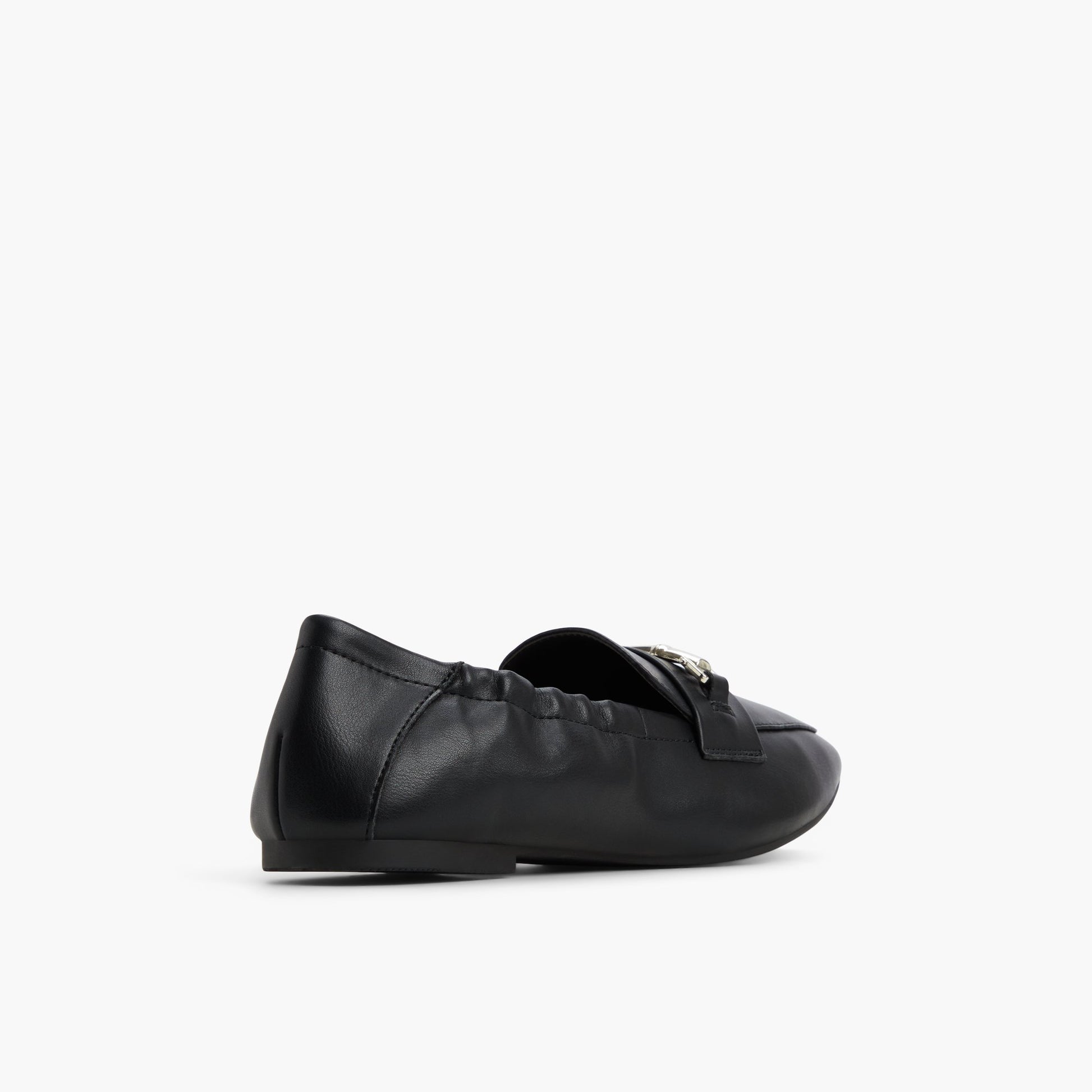 Three-quarter angle of Black Tiera Loafers's back side