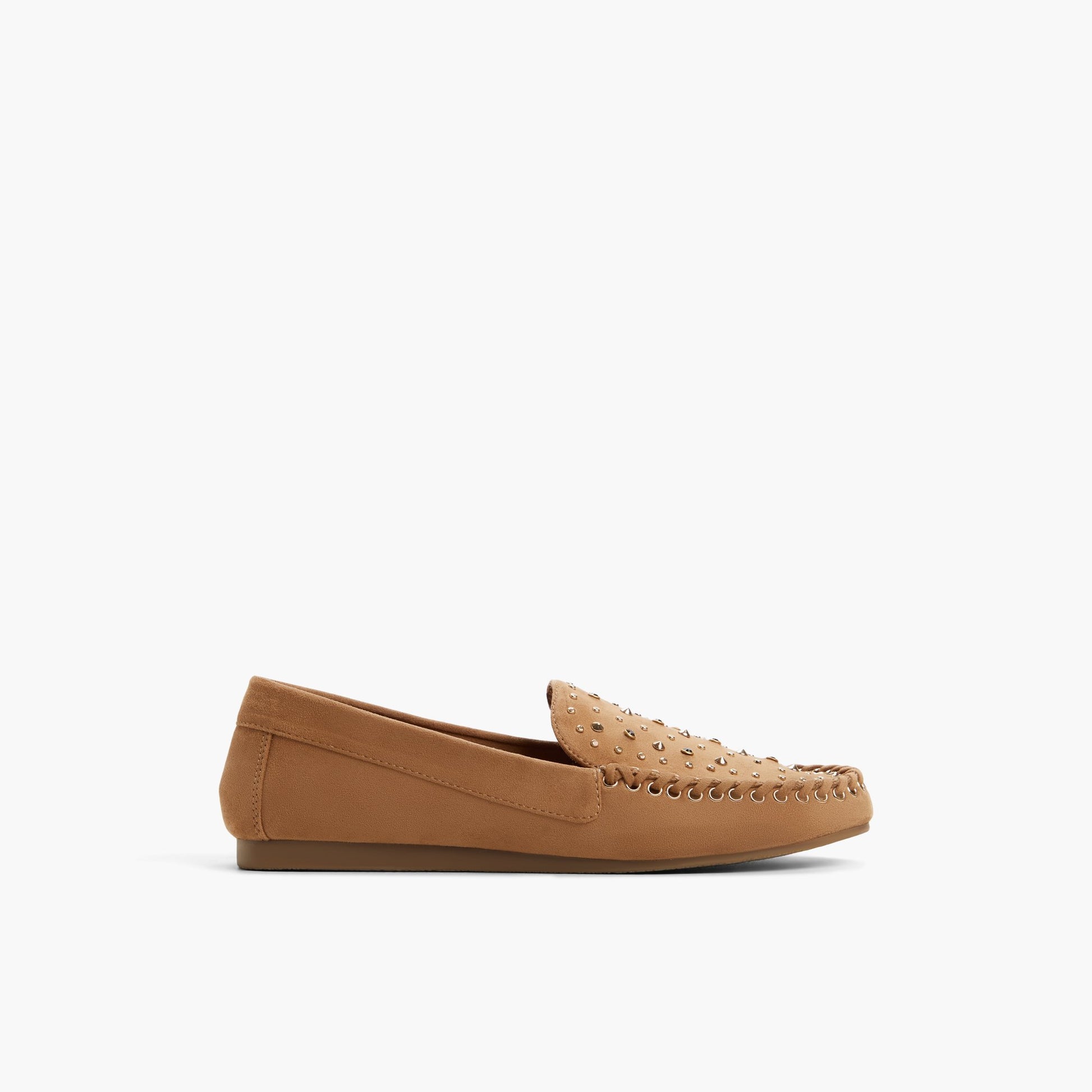 Main View of Medium Beige Reiko Loafers for Womens