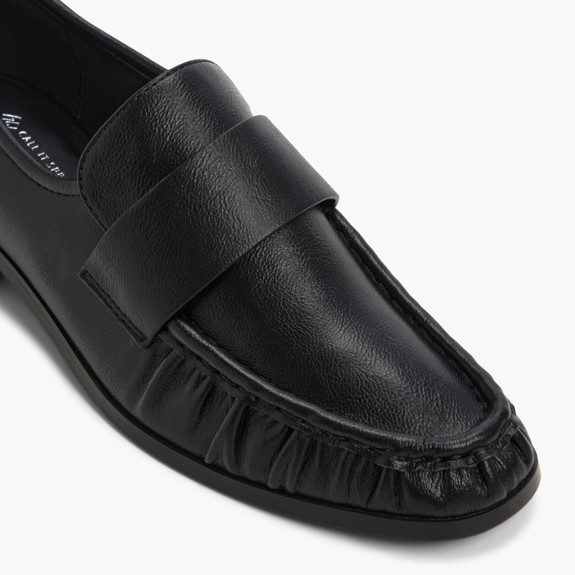 Close-up of the Black Elowin Loafers
