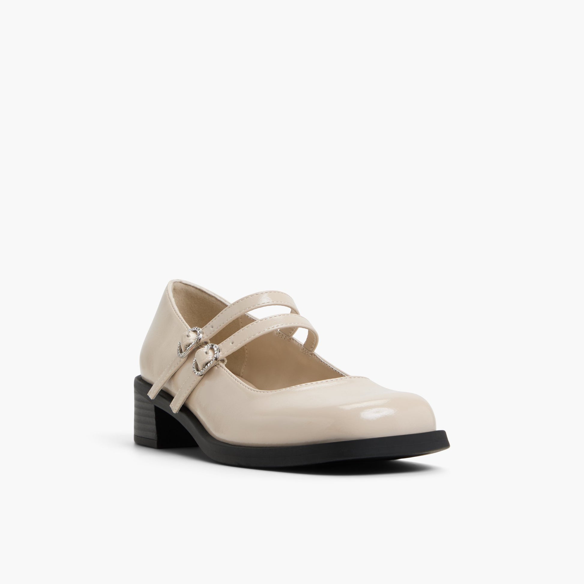 Test FR:Three-quarter angle of Oss Judie Mary janes's front side