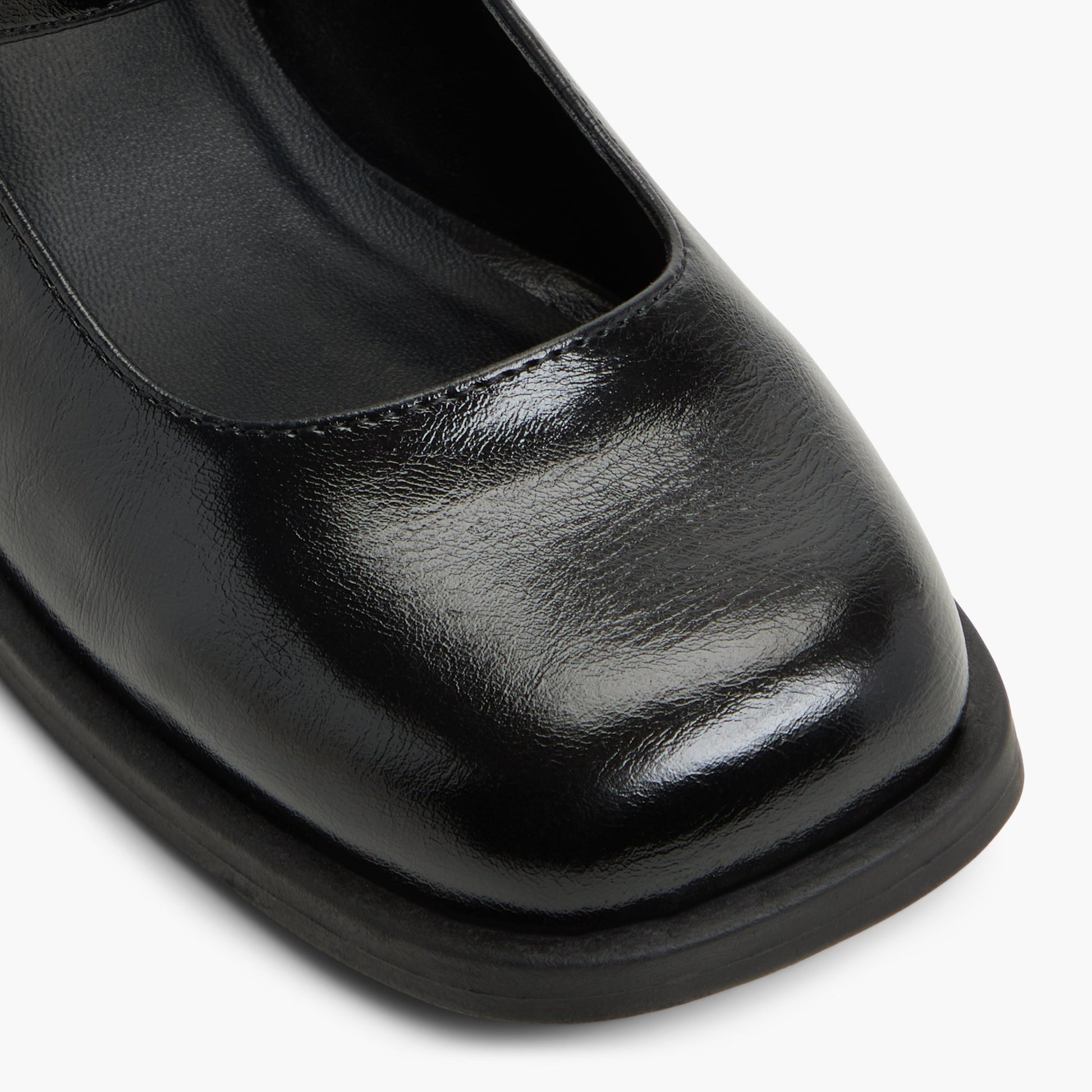 Close-up of the Other black Judie Mary Janes