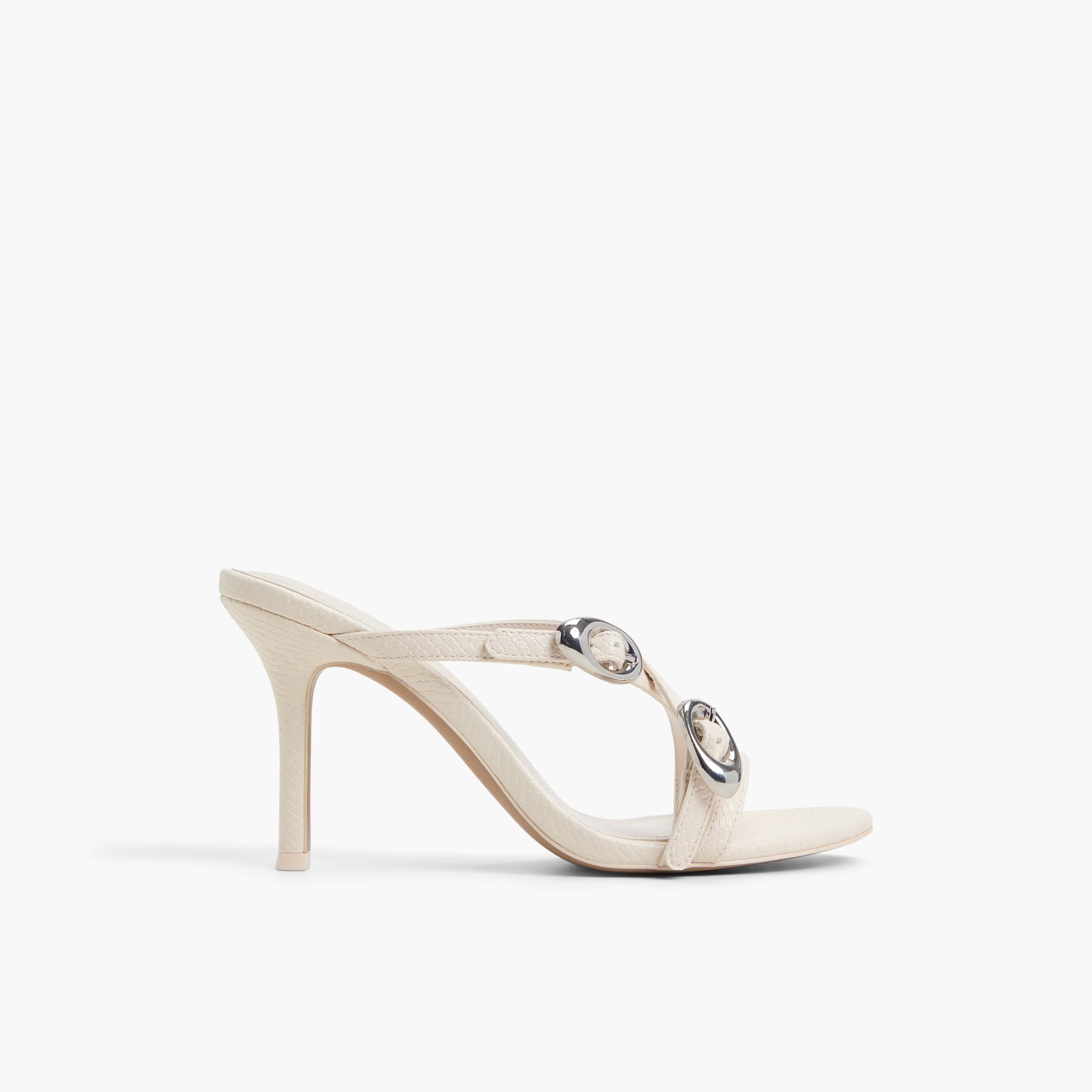 Main View of Ice Hallee High Heel Mule Sandals for Womens