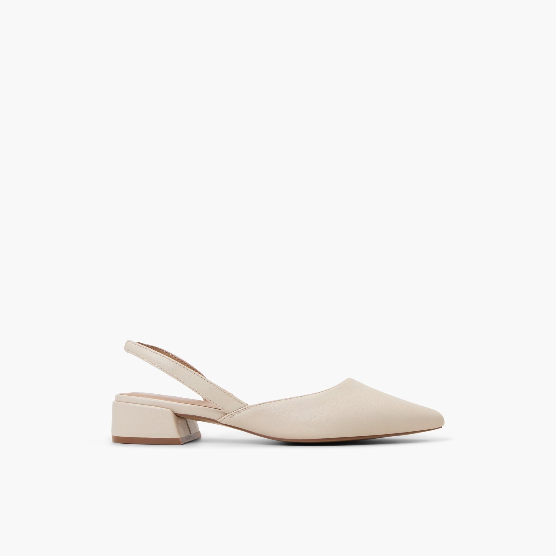 Main View of Bone Sundayy Slingback Block Heels for Womens