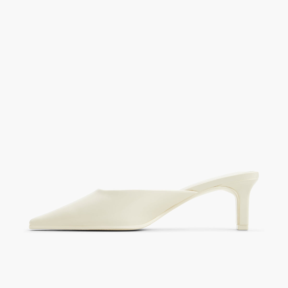 Side view of Ice Zahraa Mid-Heel Mules