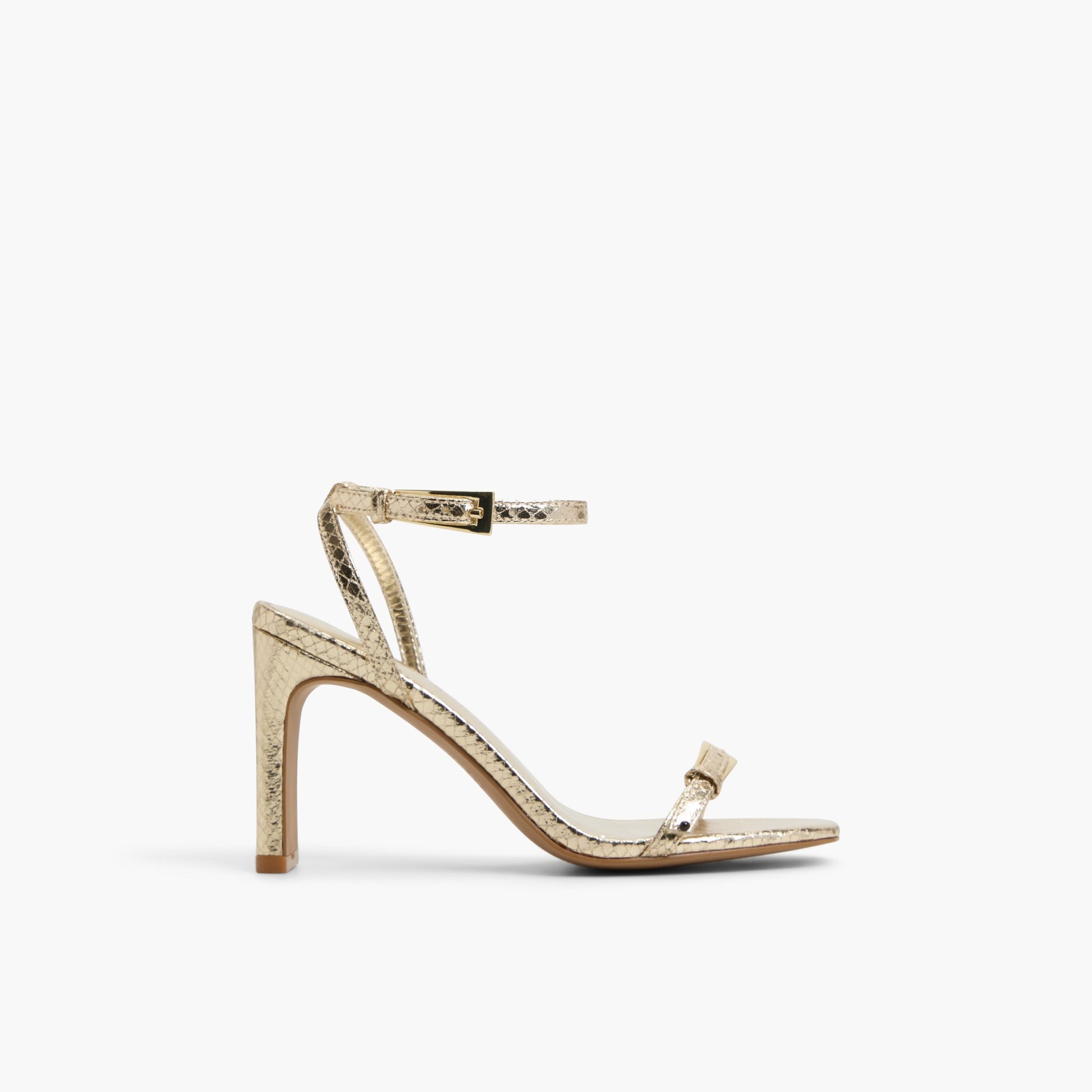 Main View of Gold Kenzzie High Heel Sandals for Womens