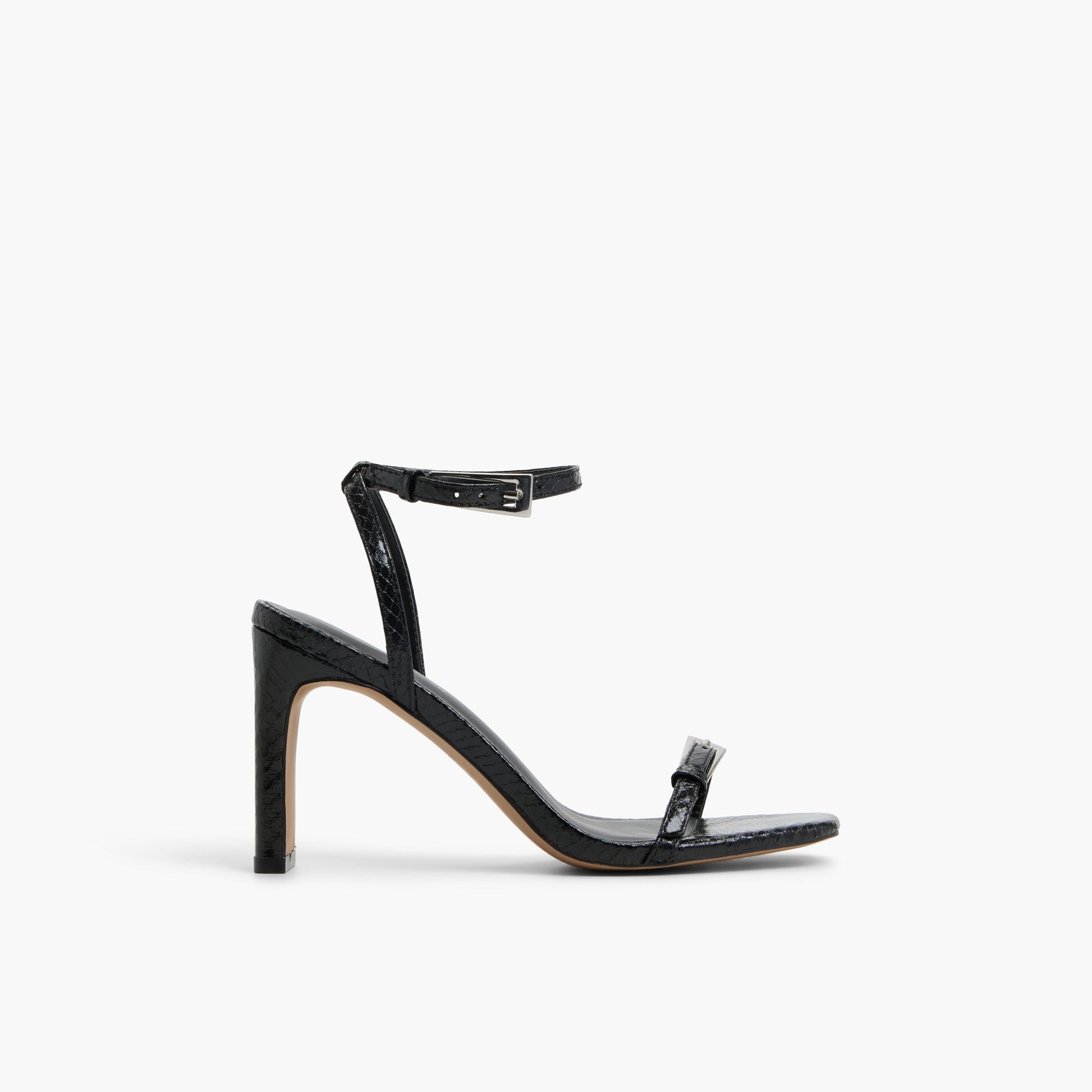 Main View of Black Kenzzie High Heel Sandals for Womens